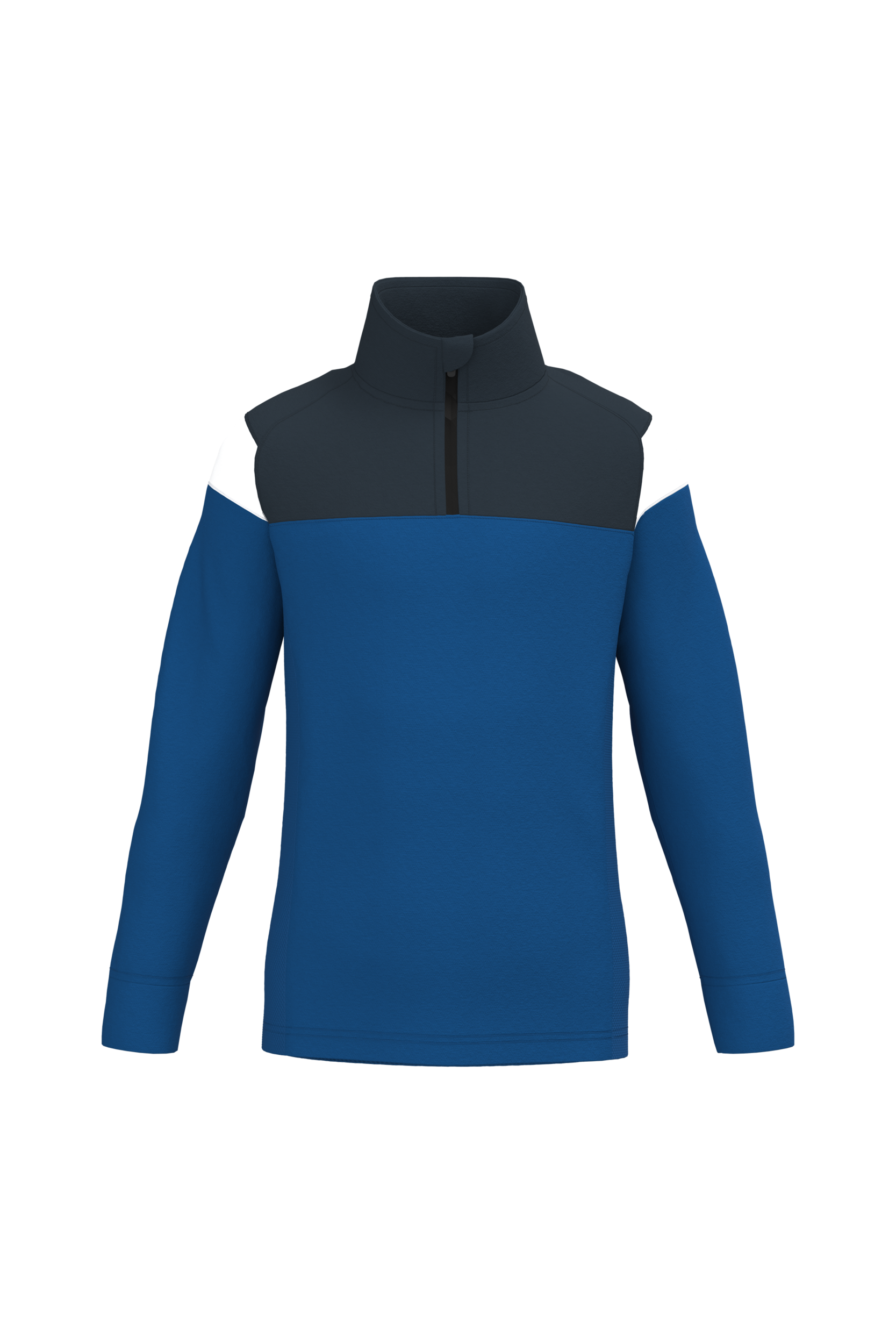PROACT® Trainingssweater 1/4 rits kind — Dark Royal Blue / Navy