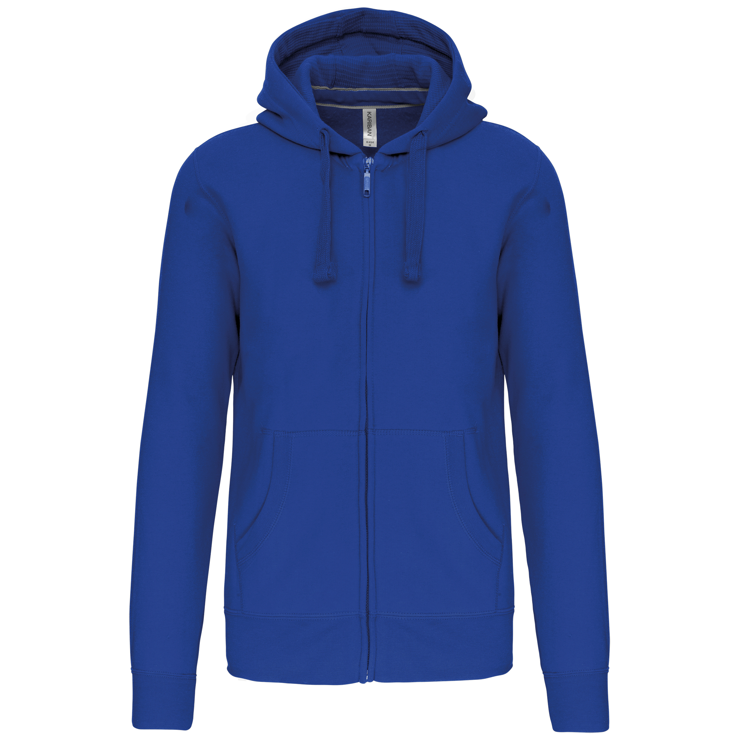 Kariban Hooded Sweater Met Rits — Light Royal Blue