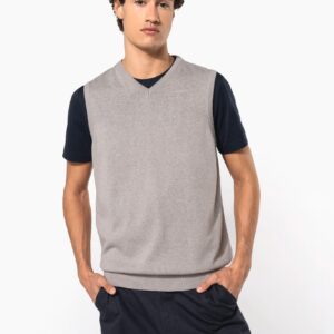 Kariban Heren spencer met v-hals