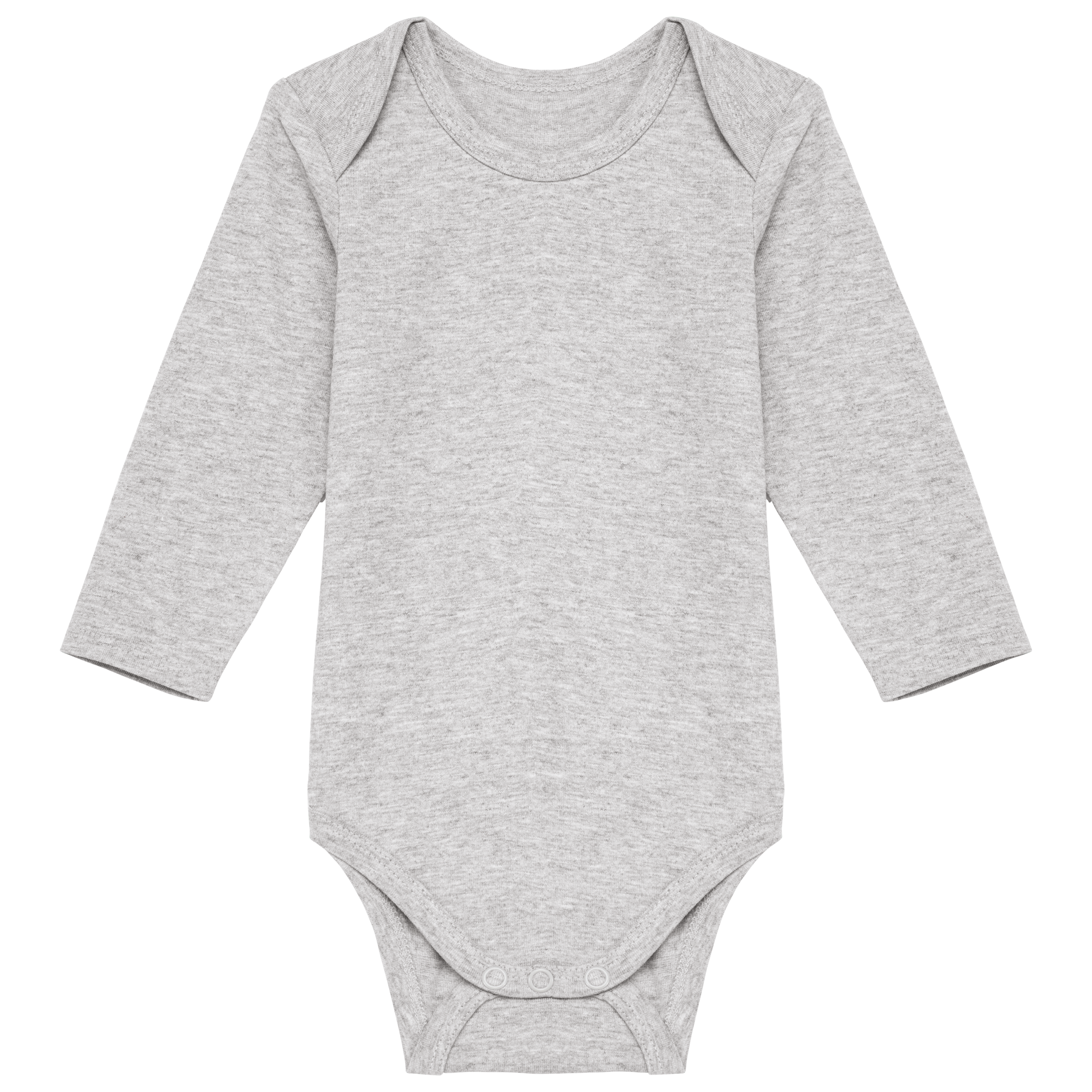 Kariban Baby body van biologisch katoen — Oxford Grey