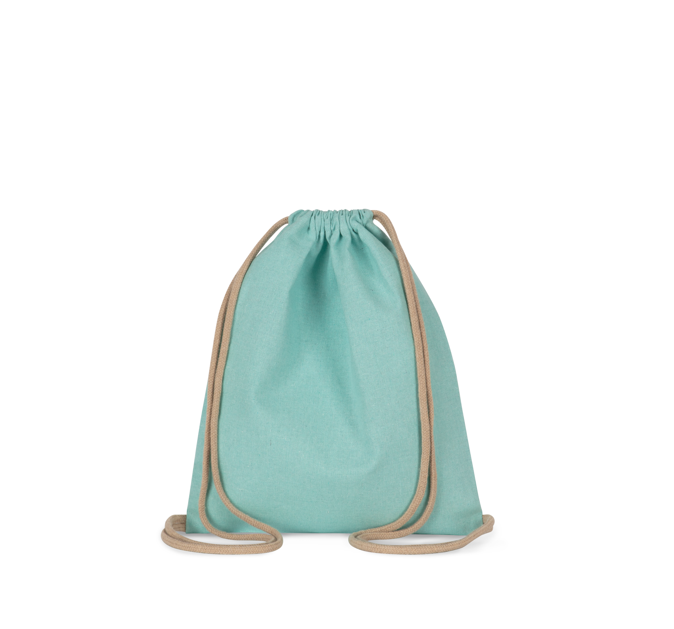 Kimood Gerecycled rugzakje met koordje - Kindermaat — Topaz Blue