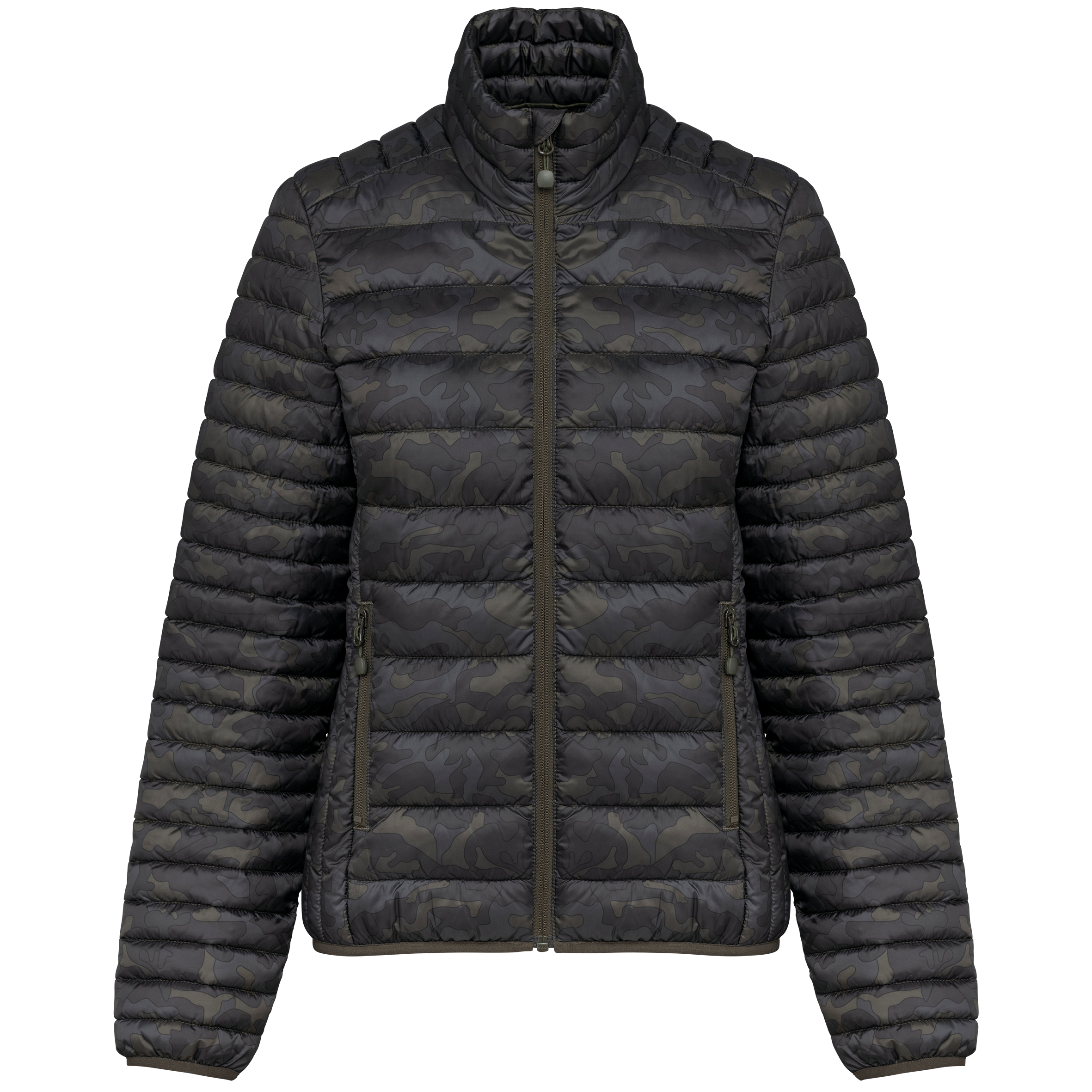 Kariban Ladies' lightweight padded jacket — Jungle Camo