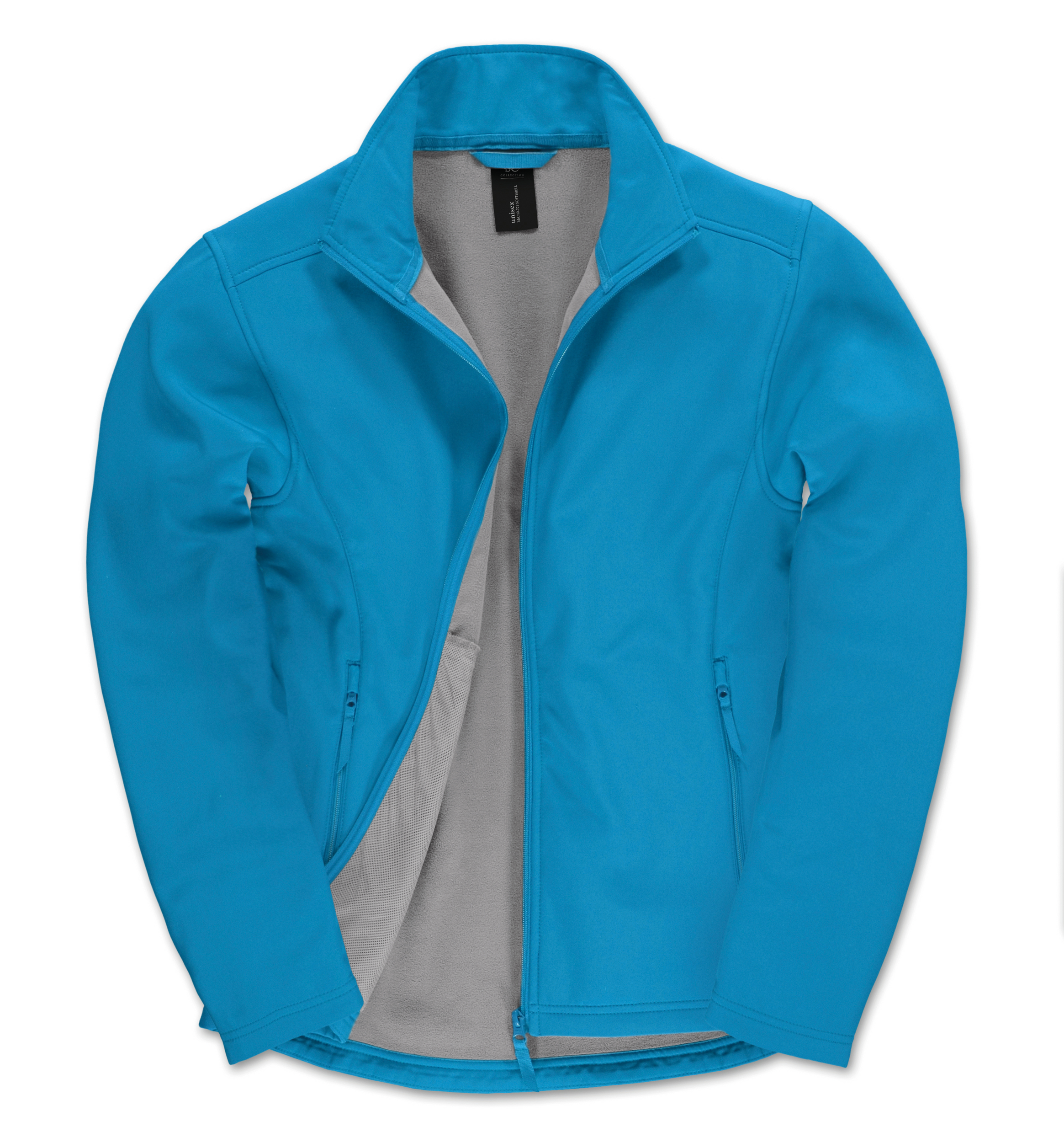B&C Id.701 Softshell / Men — Atoll / Ghost Grey