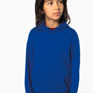 Kariban Gerecyclede kindersweater met capuchon