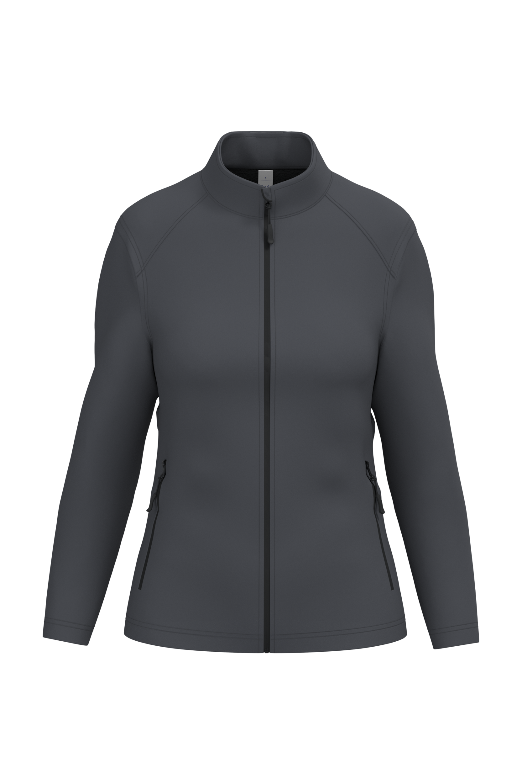 iDeal Basic Brand Dames Softshelljas 2 lagen — Ideal Dark Grey