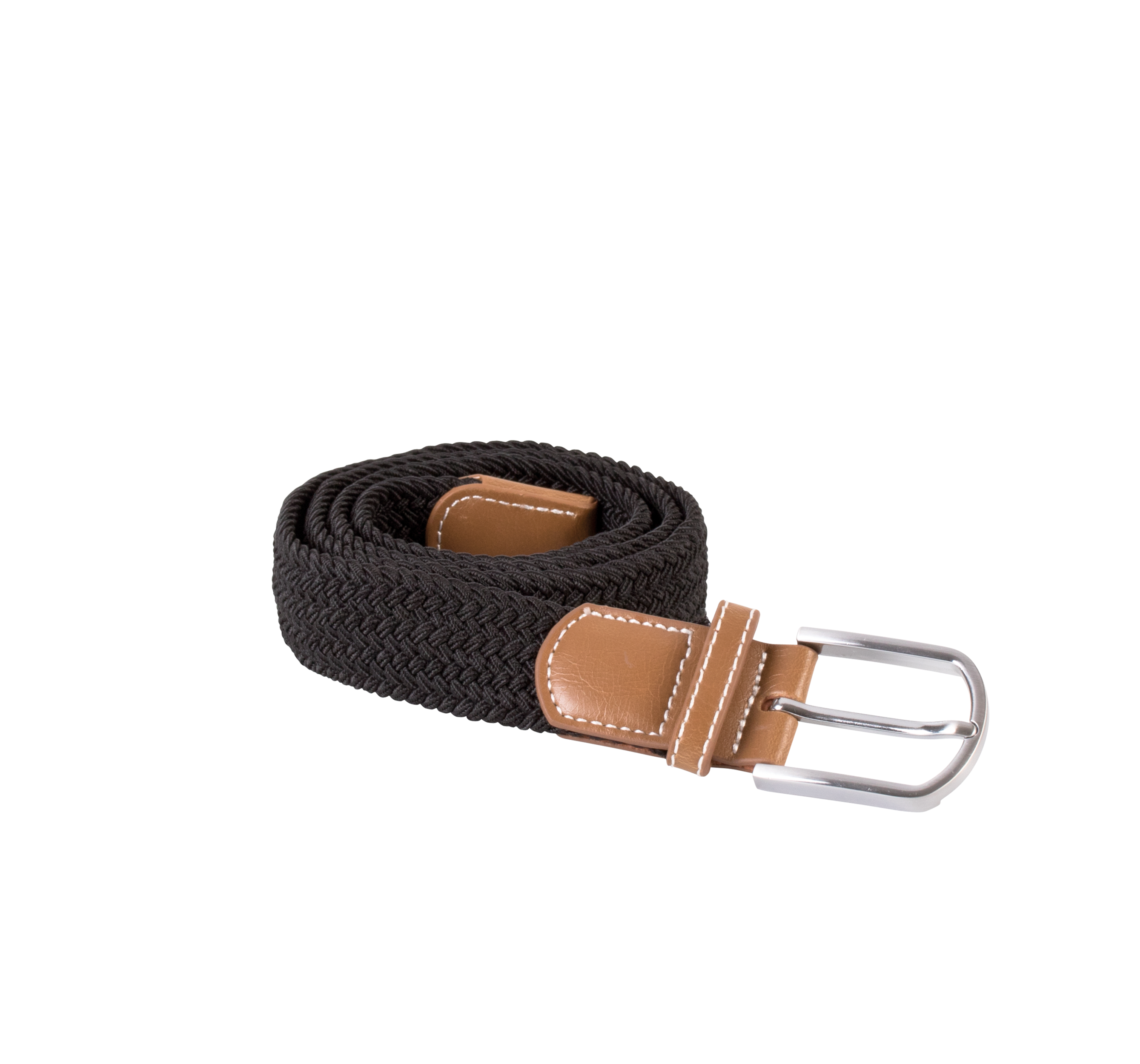 K-up Elastische gevlochten riem — Black