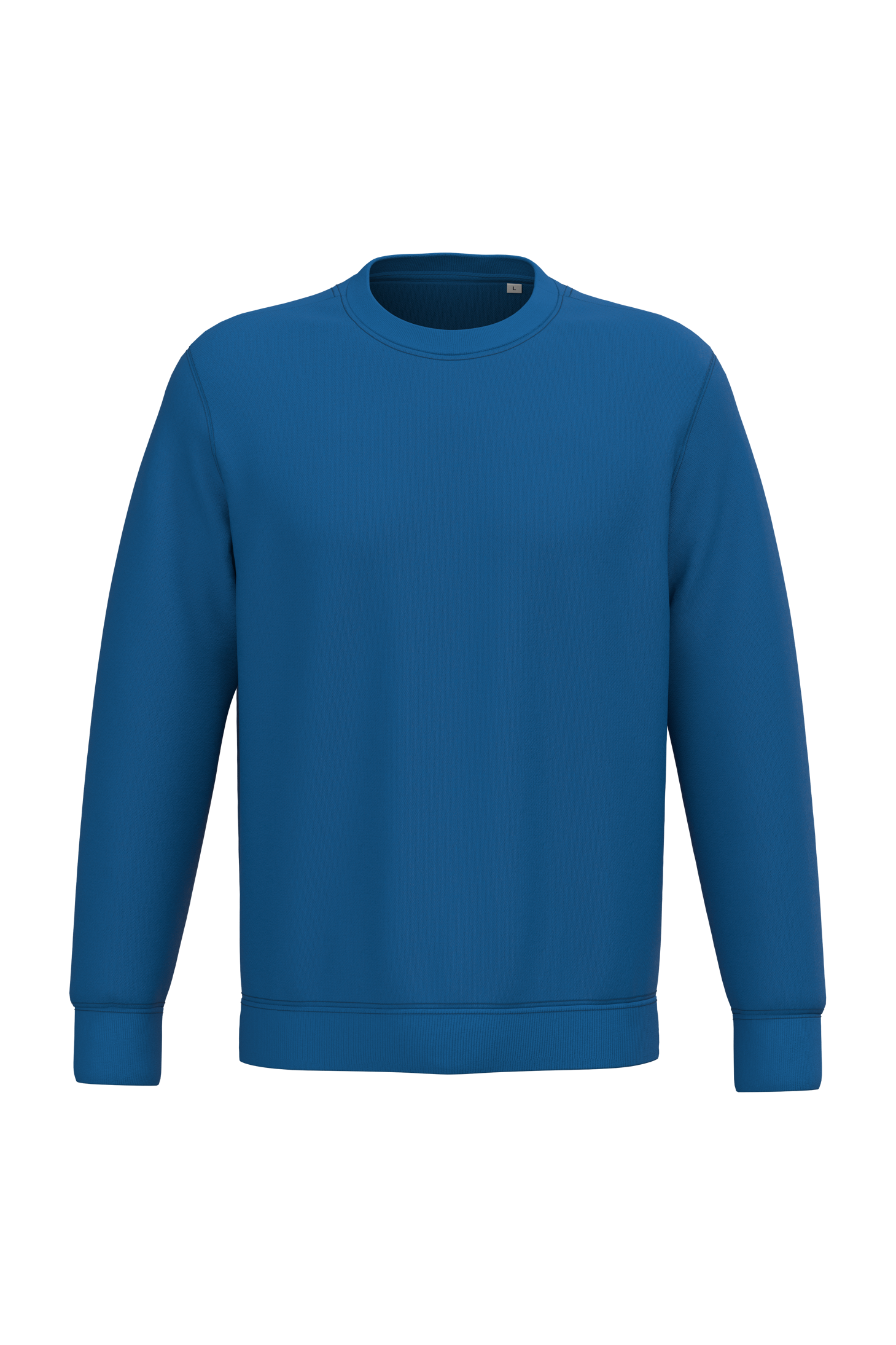 Native Spirit Ecologische uniseks sweater met ronde hals — Sea Blue