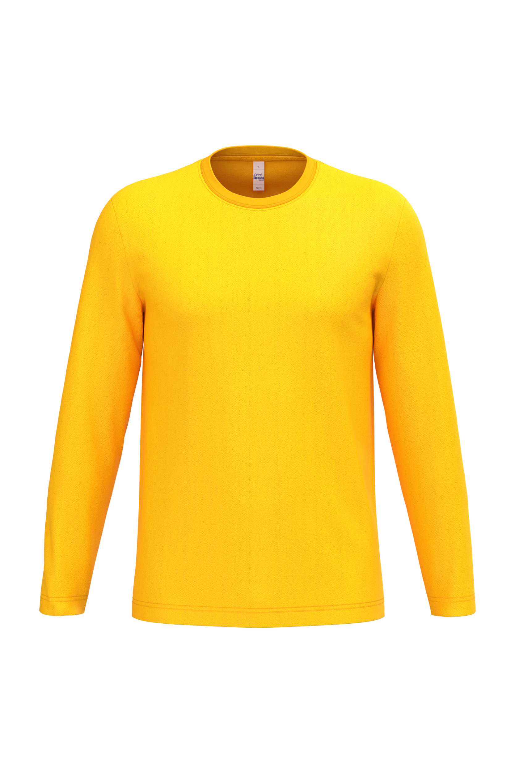 iDeal Basic Brand iDeal150 uniseks T-shirt LSL — Ideal Gold