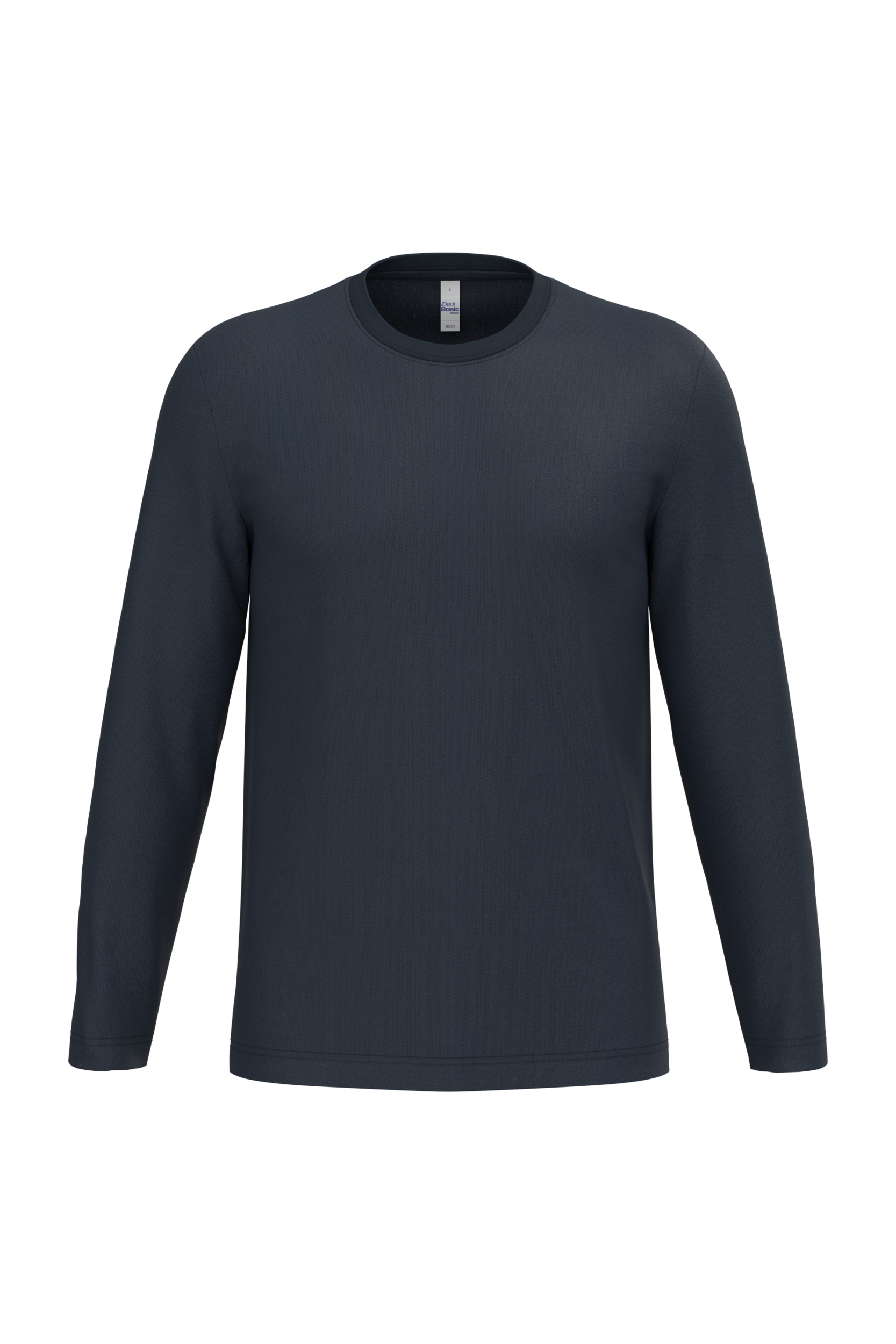 iDeal Basic Brand iDeal150 uniseks T-shirt LSL — Ideal Navy