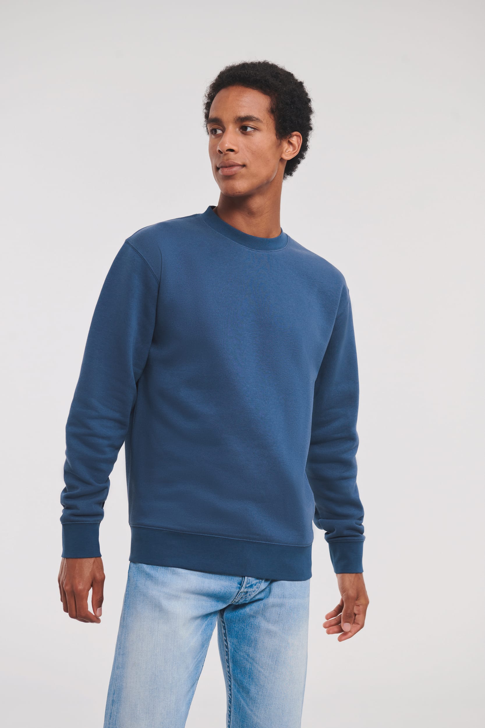 Russell Authentic Sweater met ronde hals