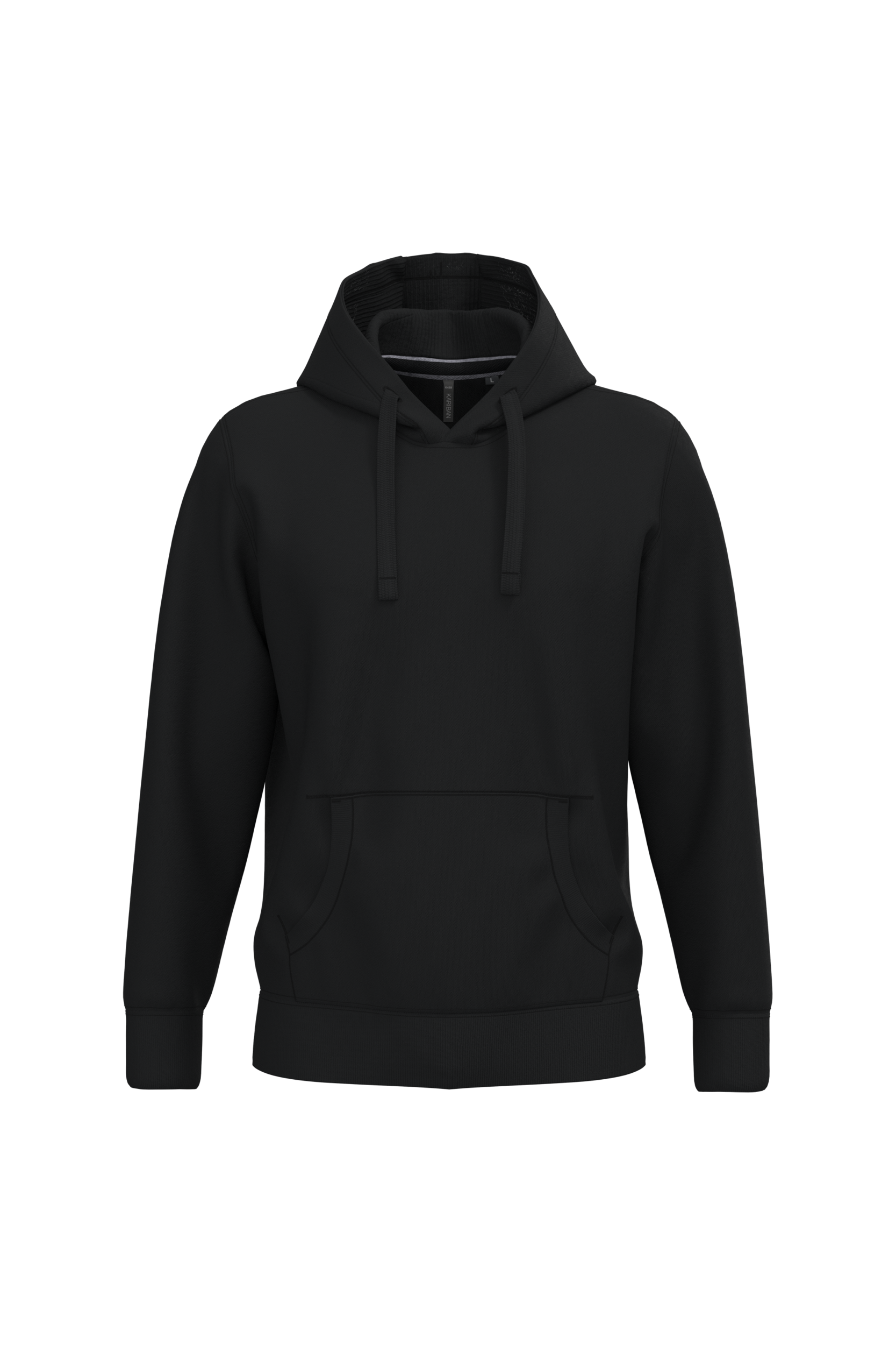 Kariban Sweater met capuchon — Black
