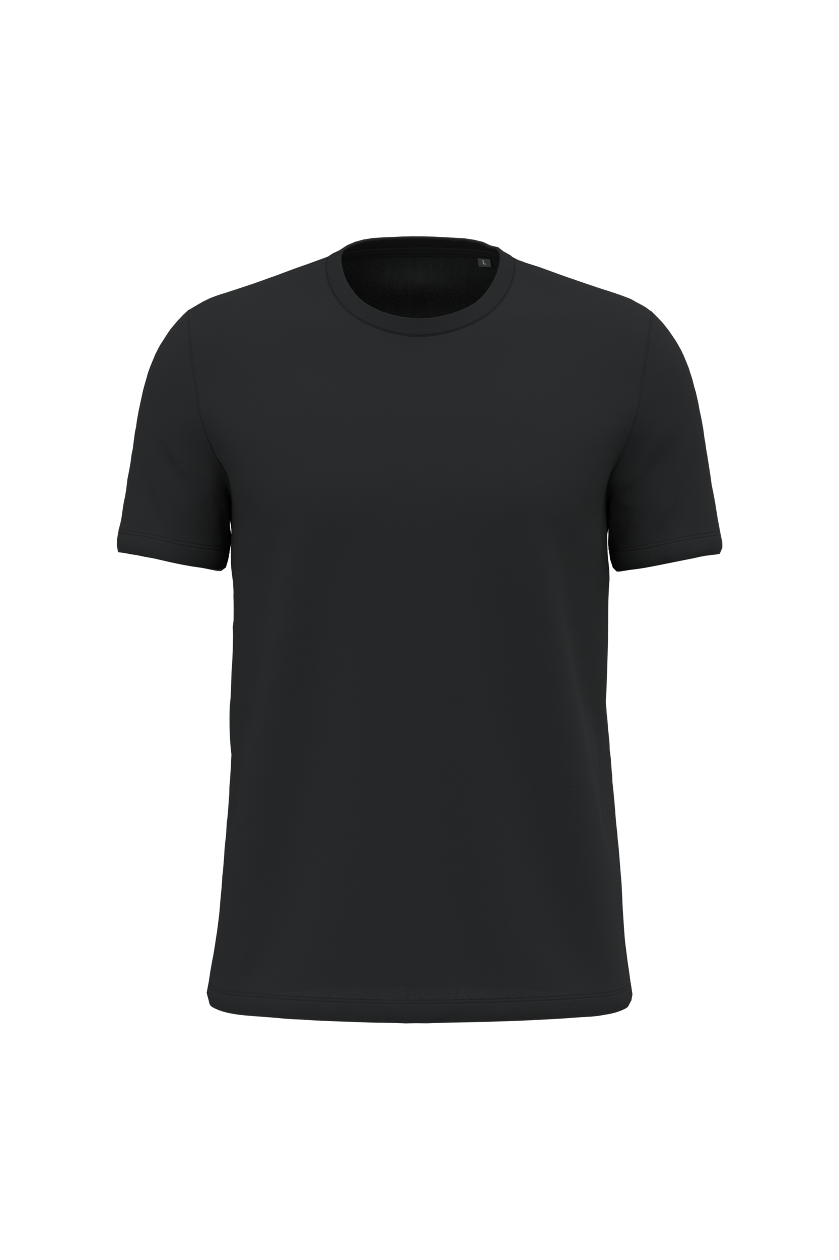 Kariban Uniseks T-shirt korte mouwen ronde hals — Black