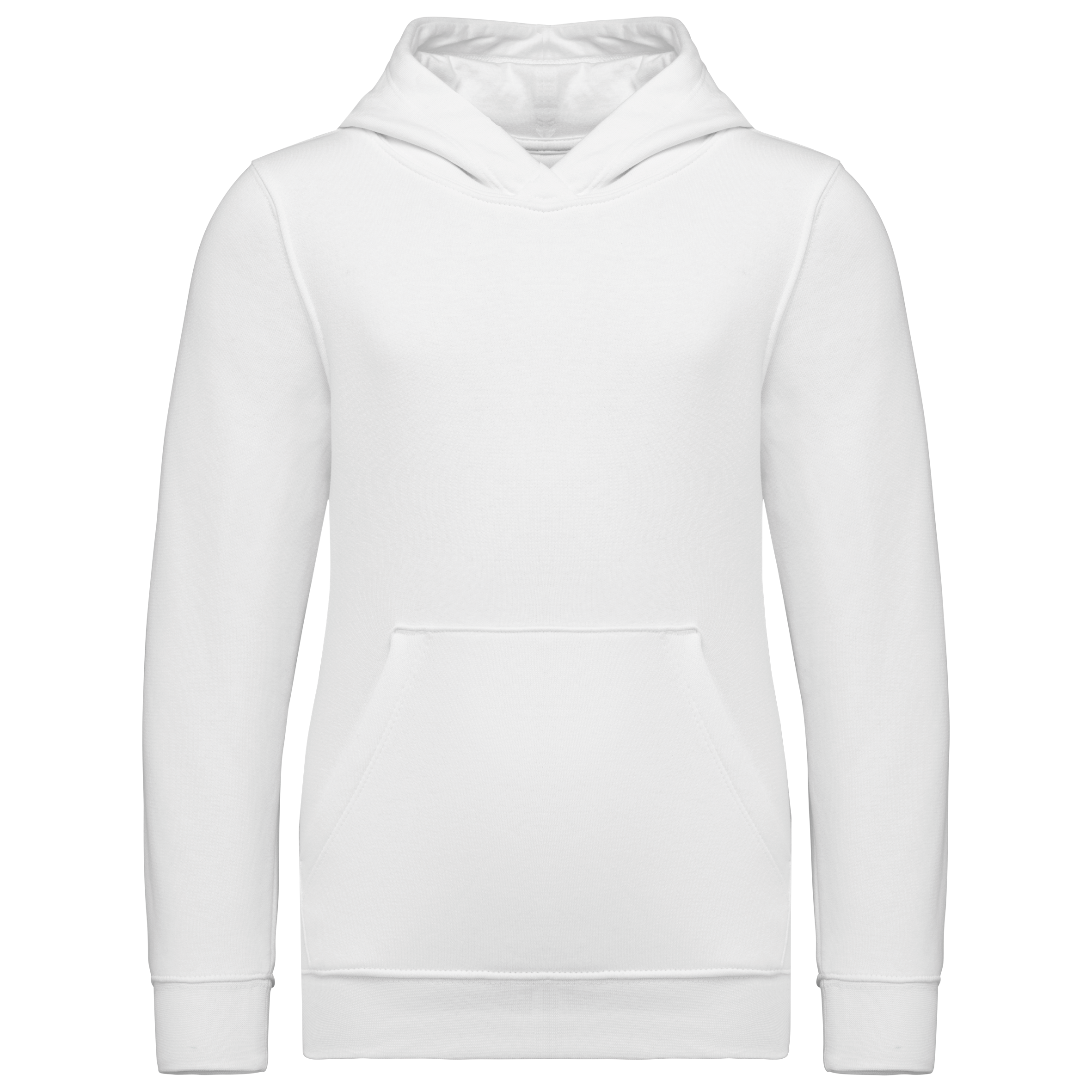 Kariban Kindersweater met capuchon — White