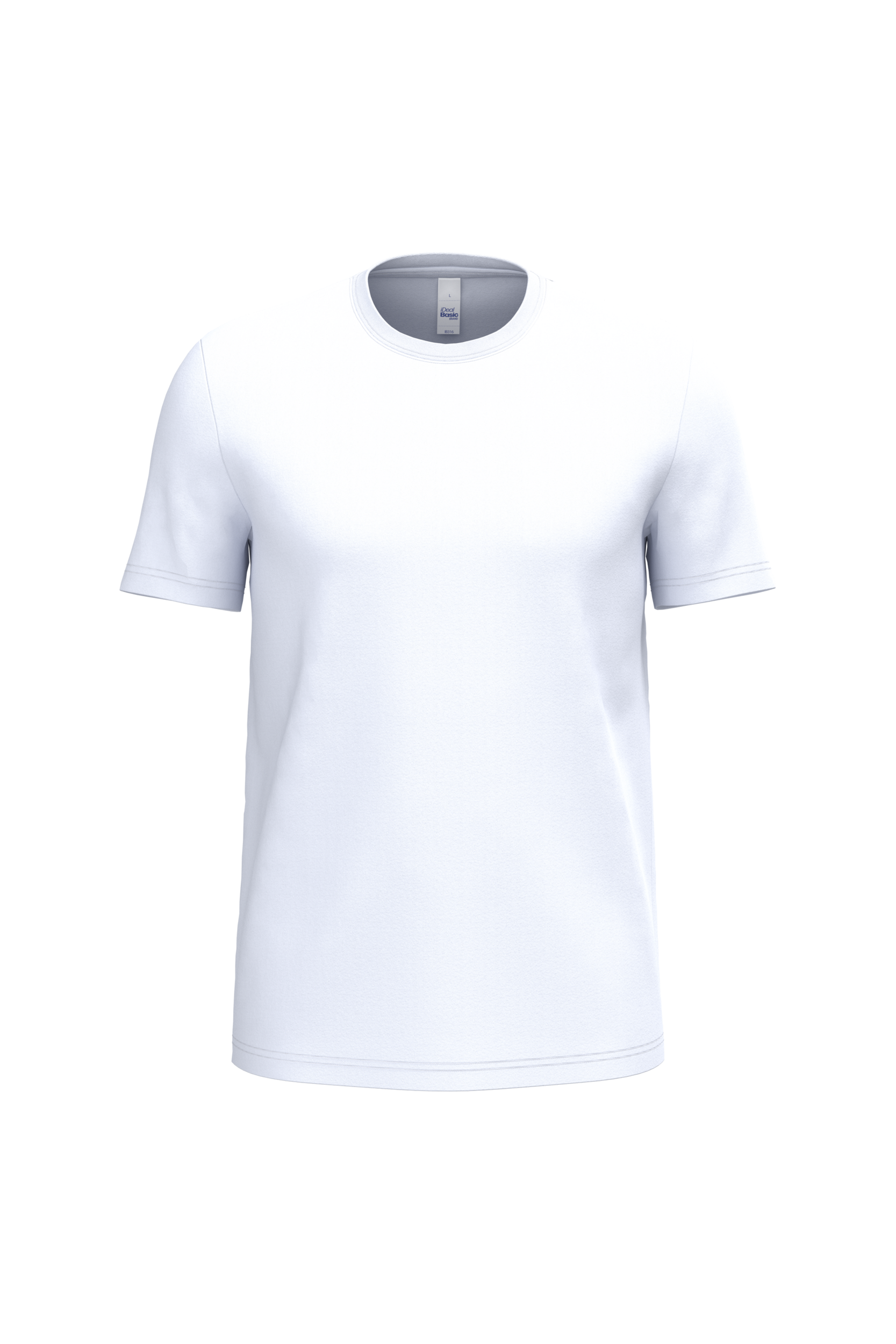 iDeal Basic Brand iDeal170 uniseks T-shirt — Ideal White