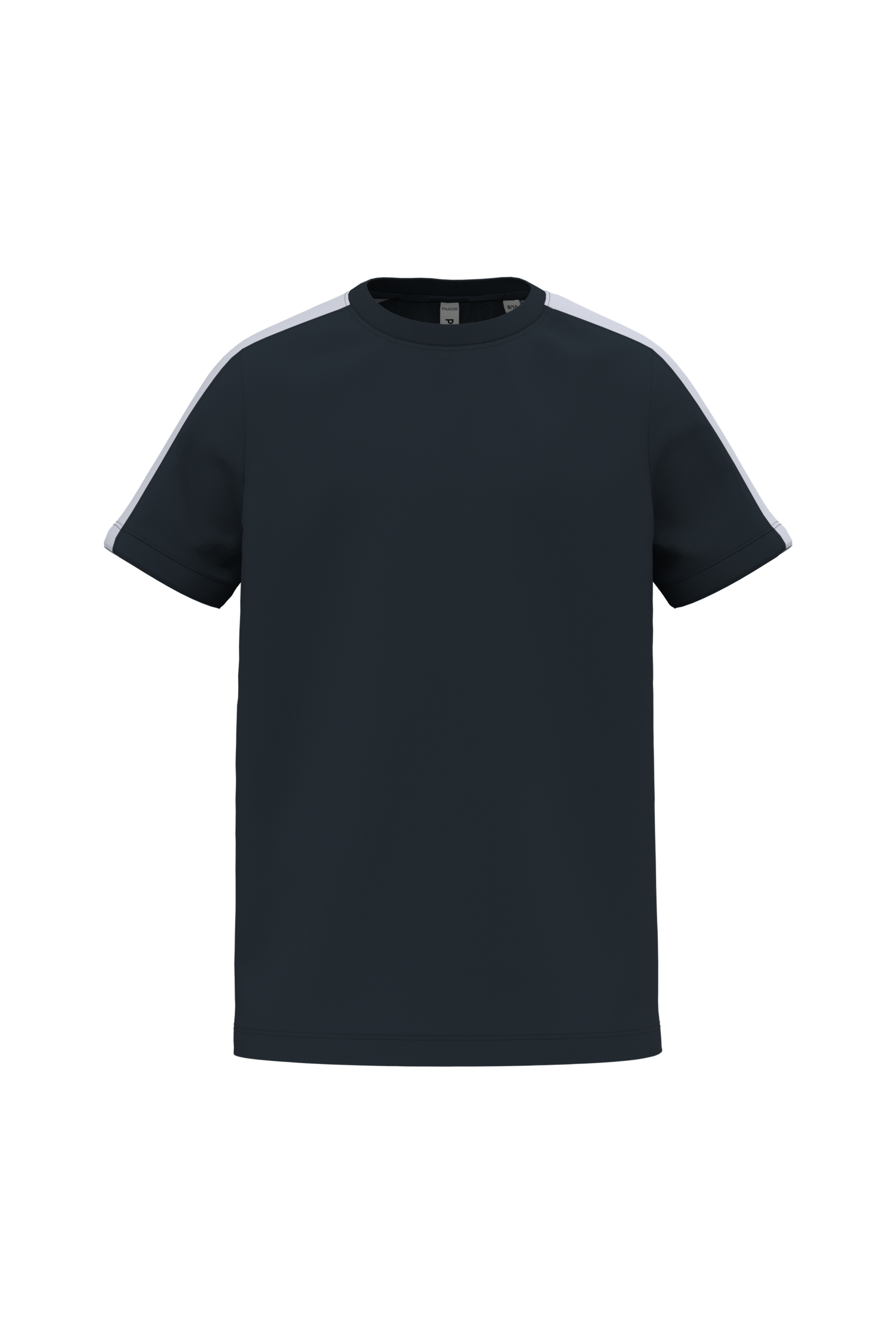PROACT® Tweekleurig teamwear T-shirt voor kinderen — Navy / White