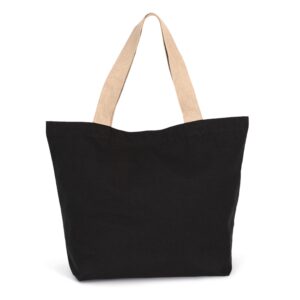 Kimood Grote, gerecyclede shopper met platte bodem