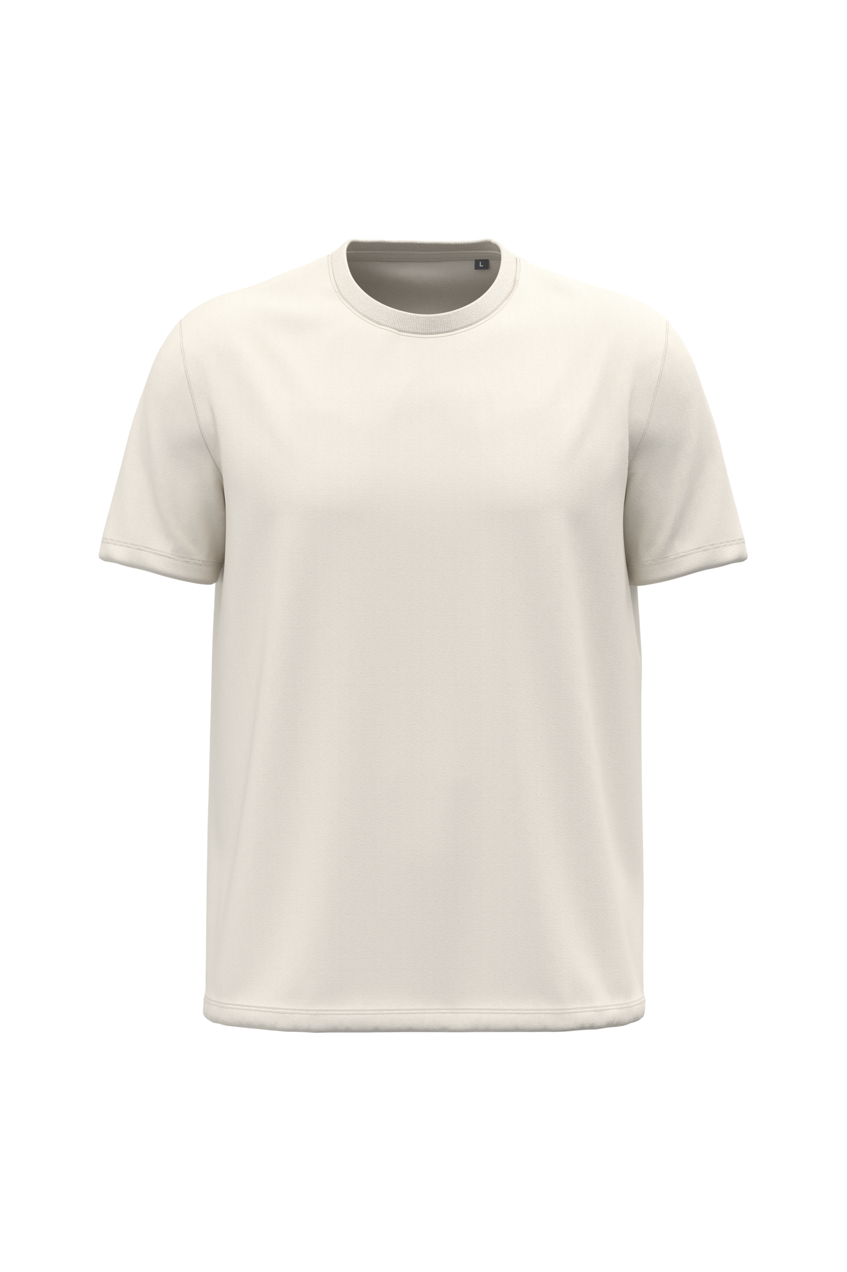 Kariban Heren T-shirt Bio150 — Coconut Milk