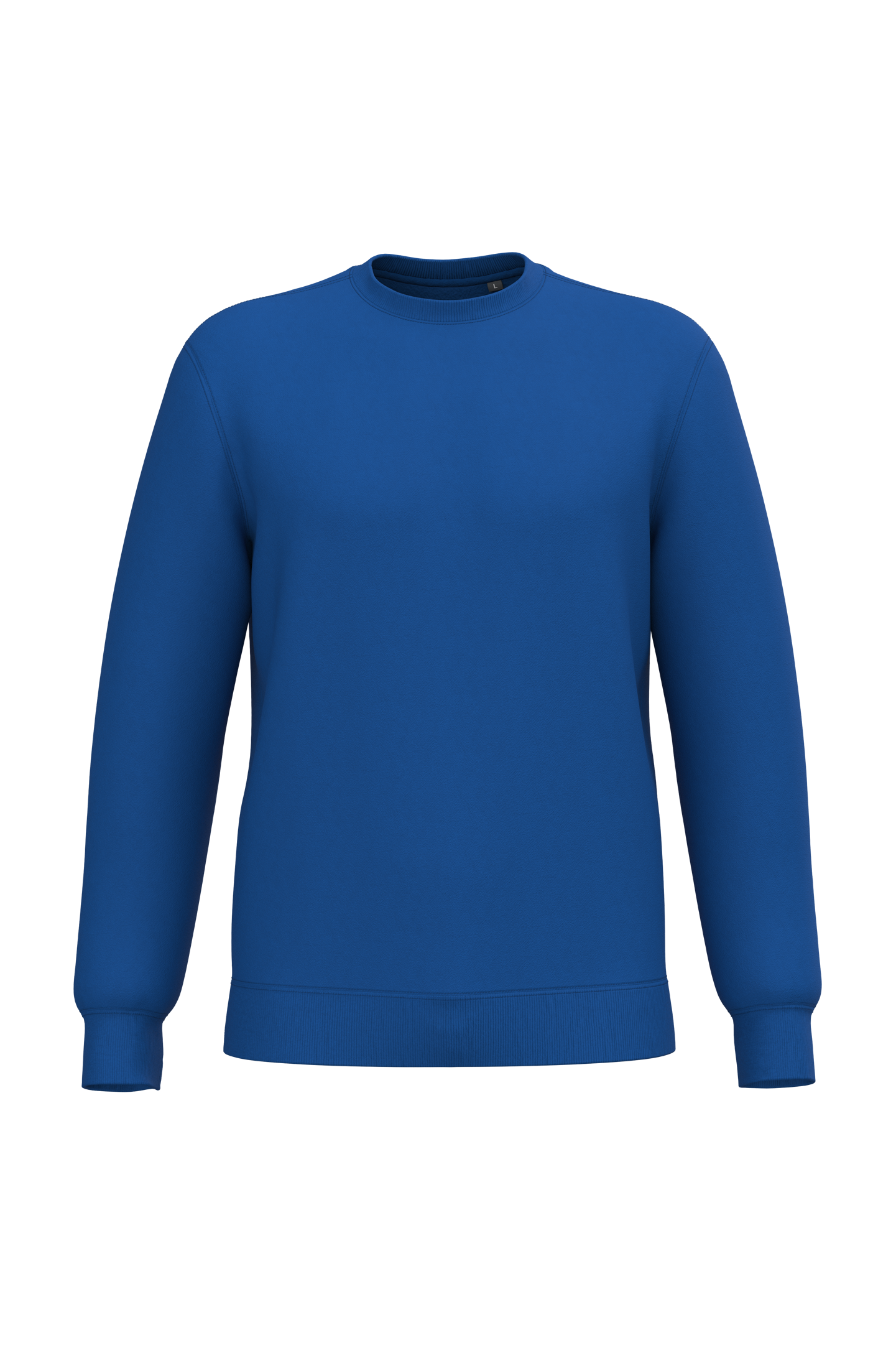 Kariban Gerecyclede uniseks sweater met ronde hals — Royal Blue