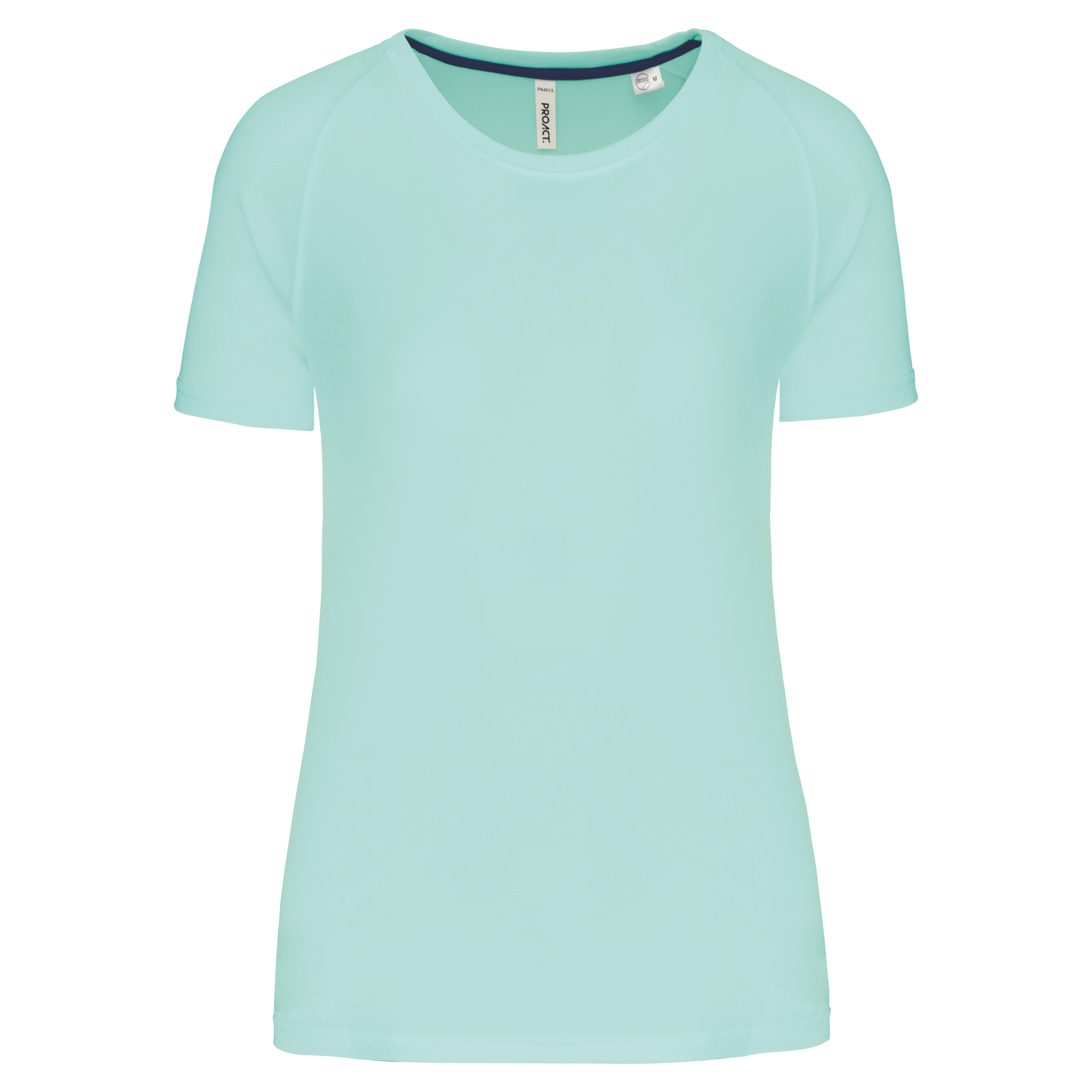 PROACT® Gerecycled damessport-T-shirt met ronde hals — Ice Mint