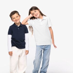Native Spirit Ecologische kinderpolo van piquétricot