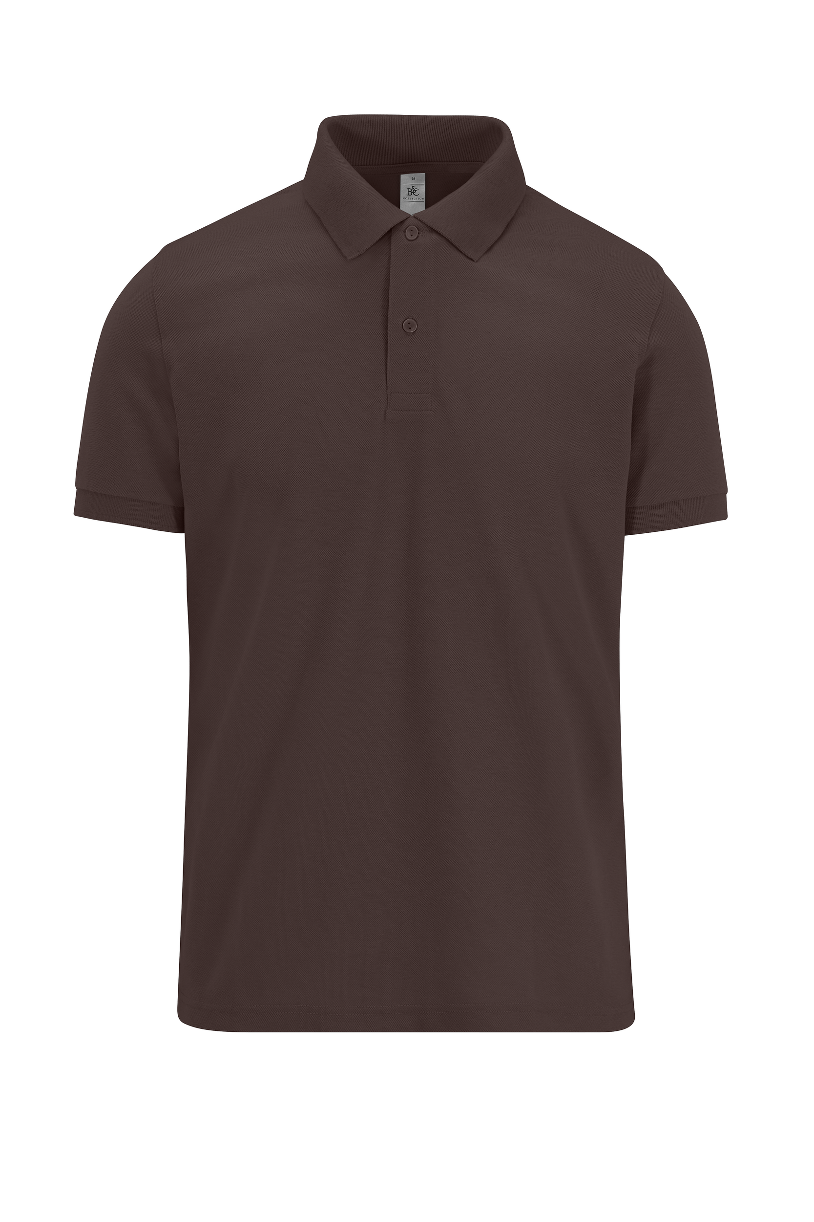 B&C MY POLO 180 Heren korte mouwen — Roasted Cofee
