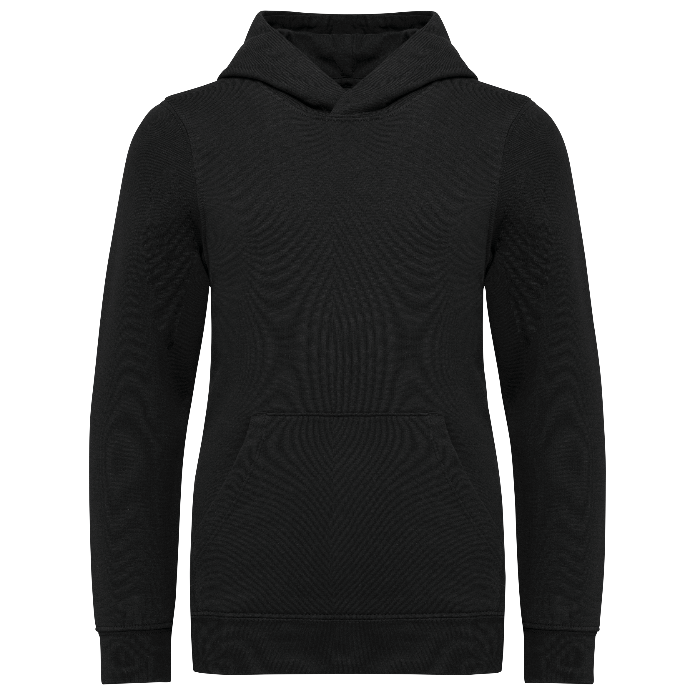 Kariban Kindersweater met capuchon — Black