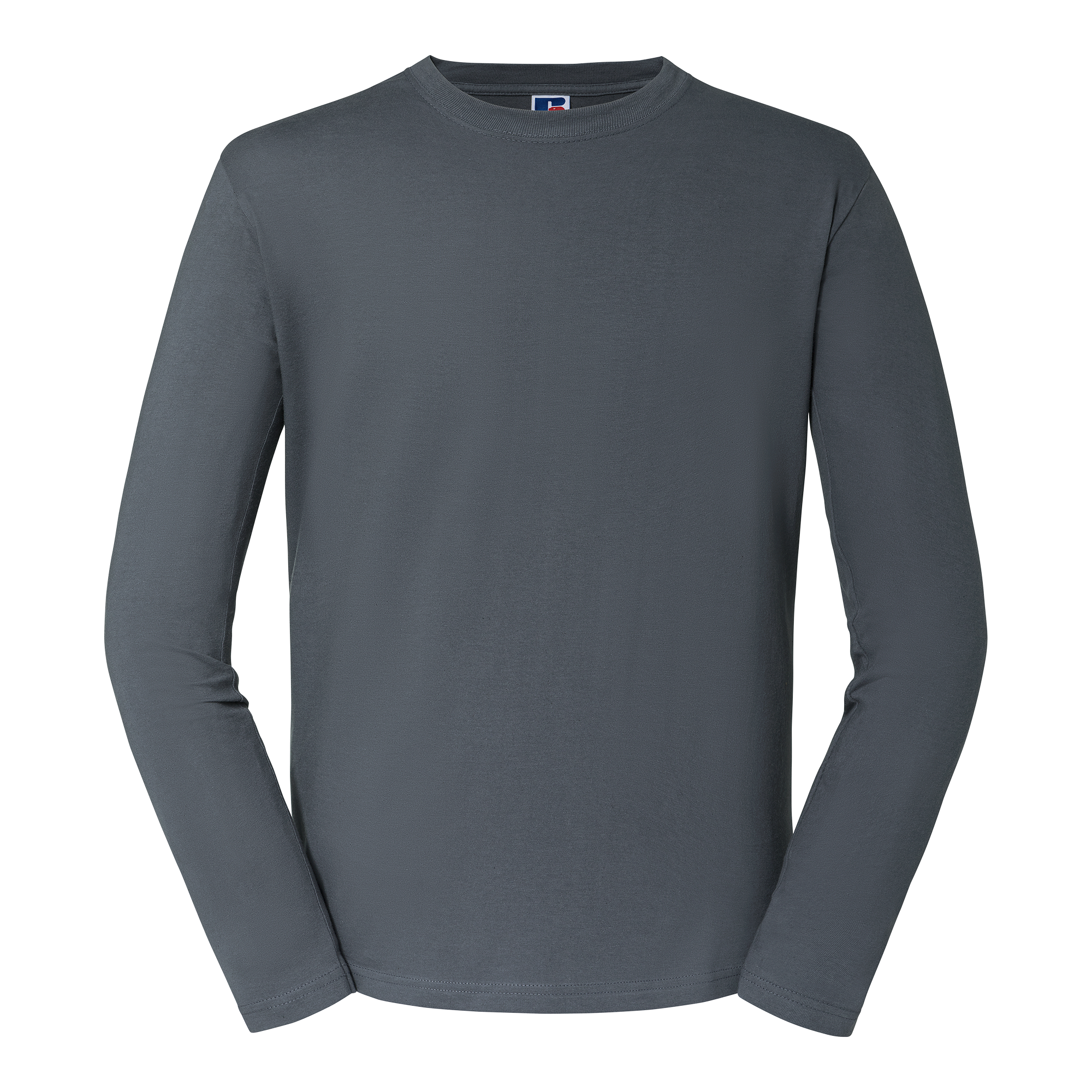 Russell T-shirt Classic met lange mouwen — Convoy Grey