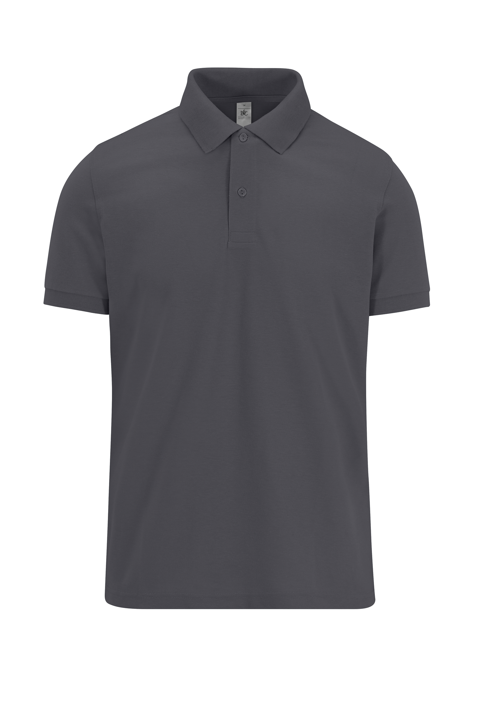 B&C MY POLO 180 Heren korte mouwen — Dark Grey