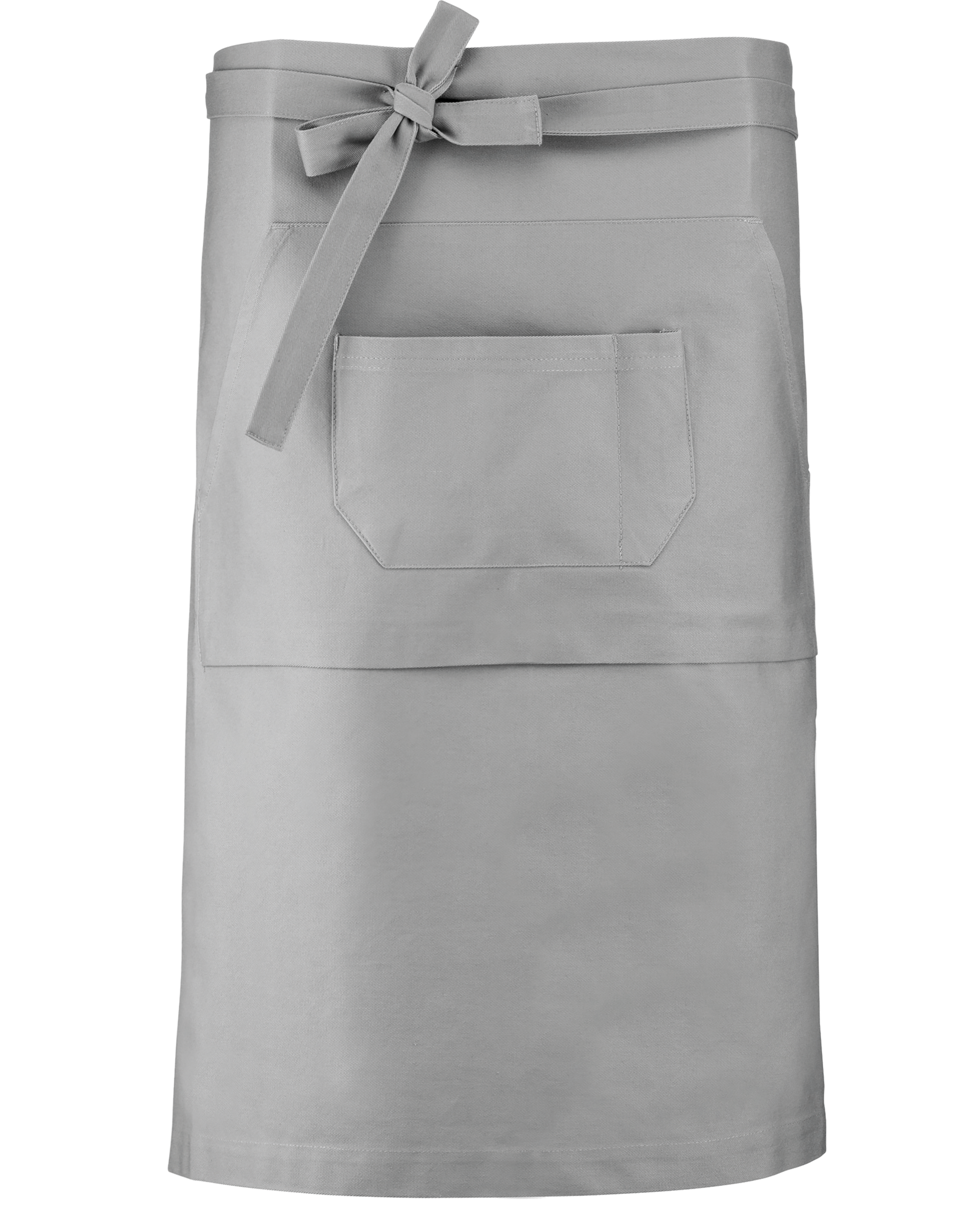 Kariban Katoenen lang schort — Light Grey