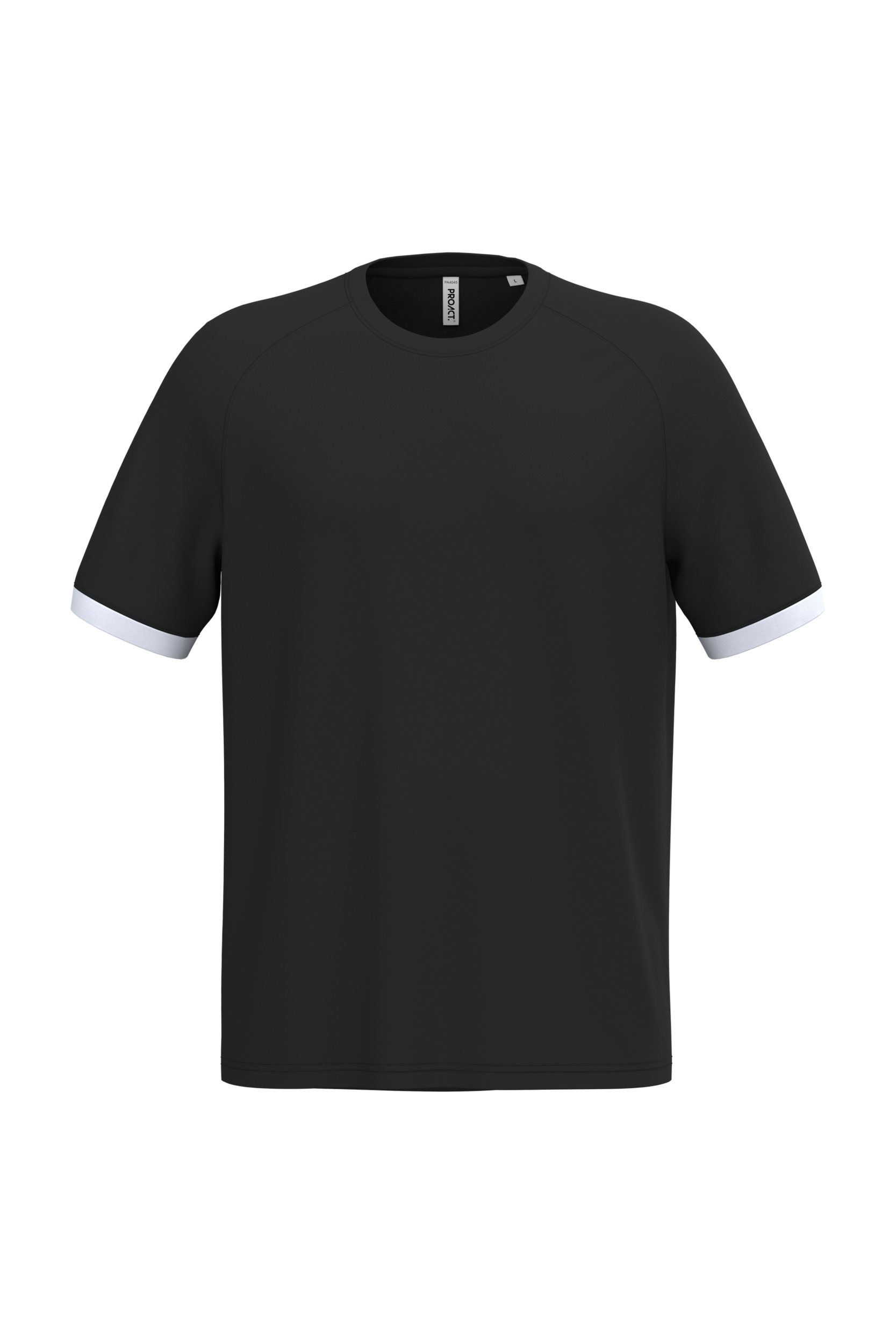 PROACT® Sport-t-shirt van polyester — Black / White