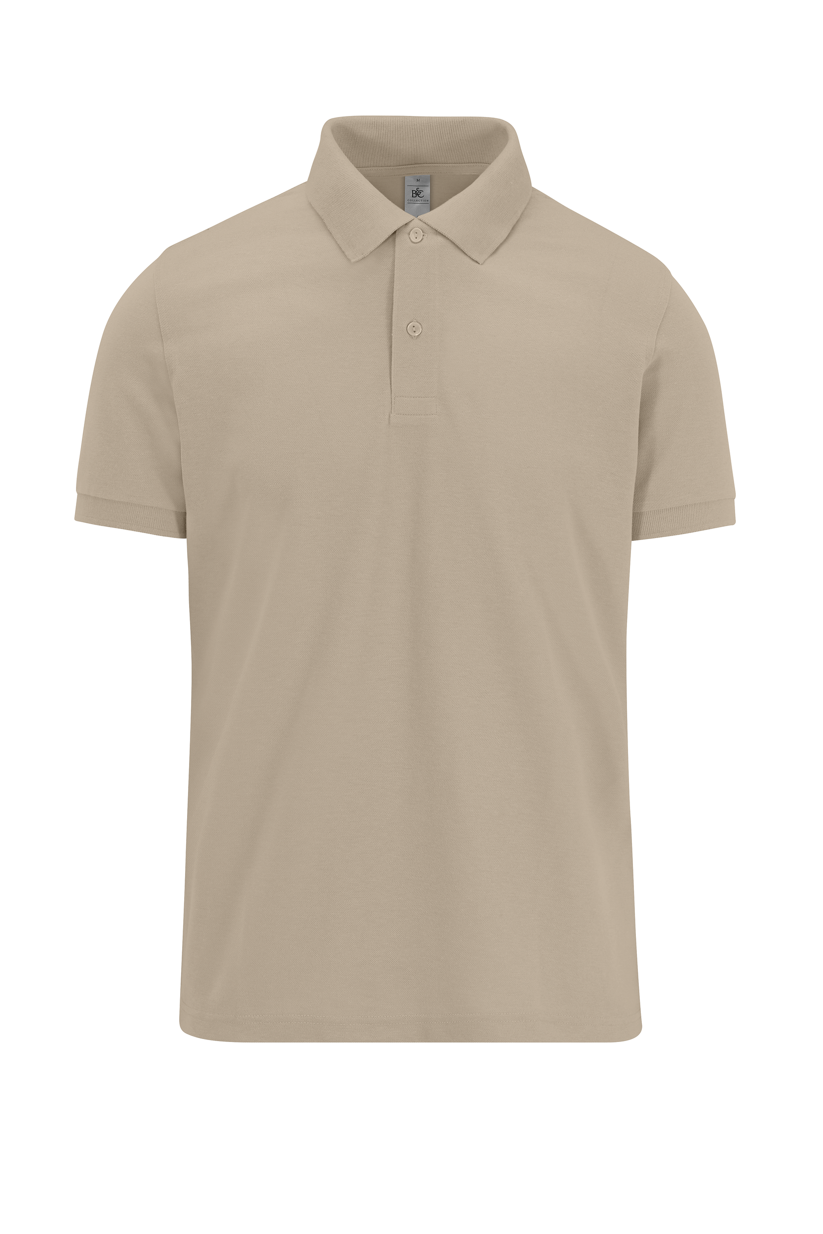 B&C MY POLO 180 Heren korte mouwen — Mastic