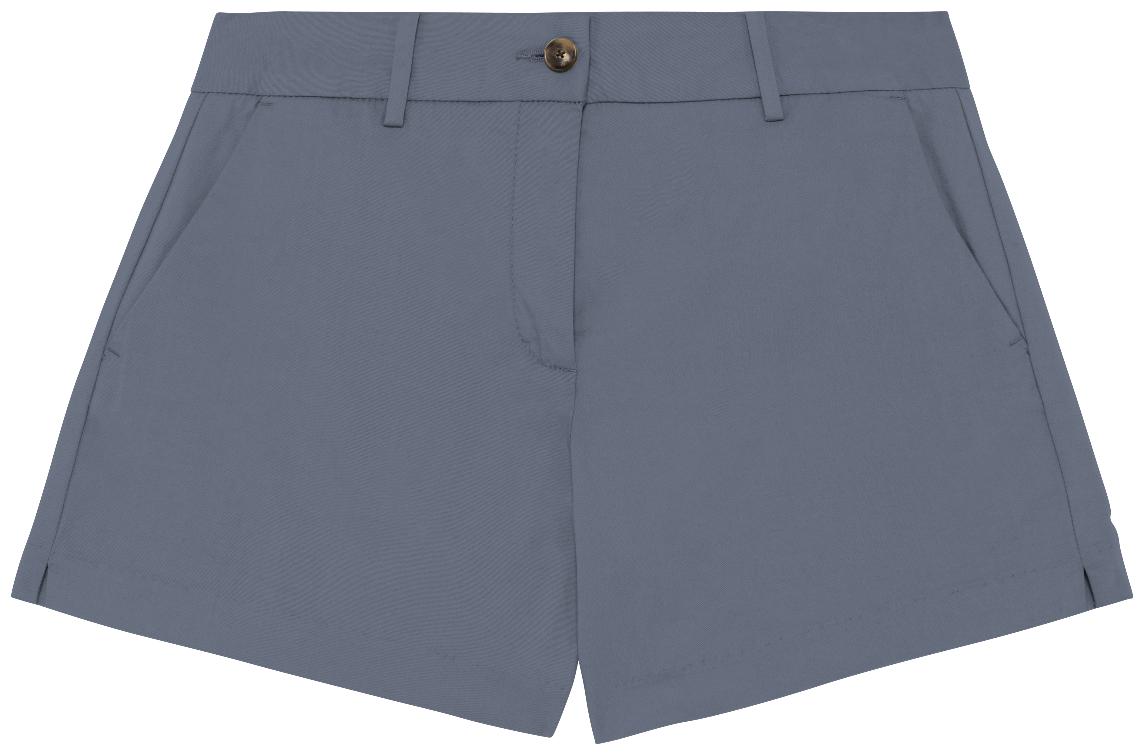 Native Spirit Ecologische chinobermuda dames — Mineral Grey