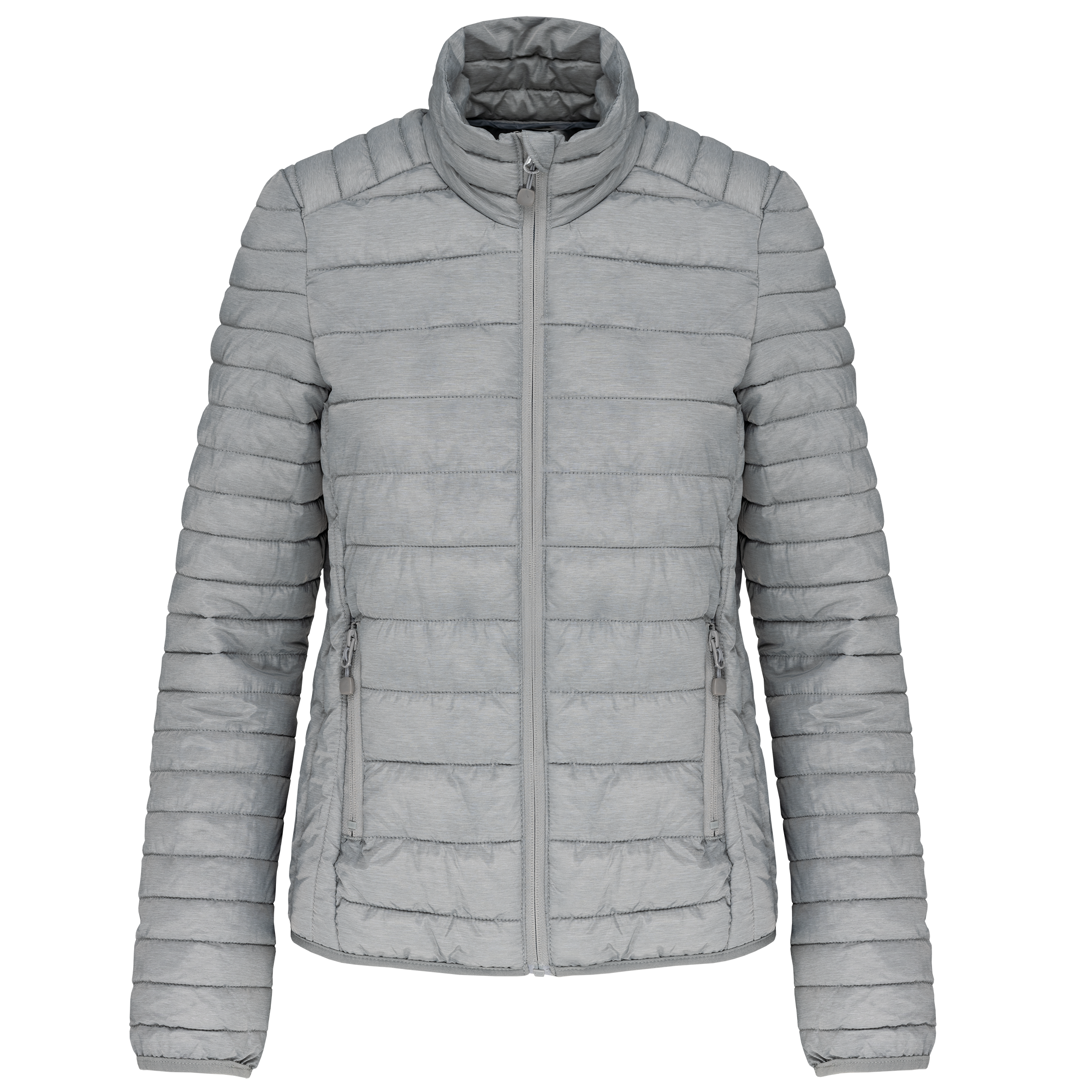 Kariban Ladies' lightweight padded jacket — Marl Silver
