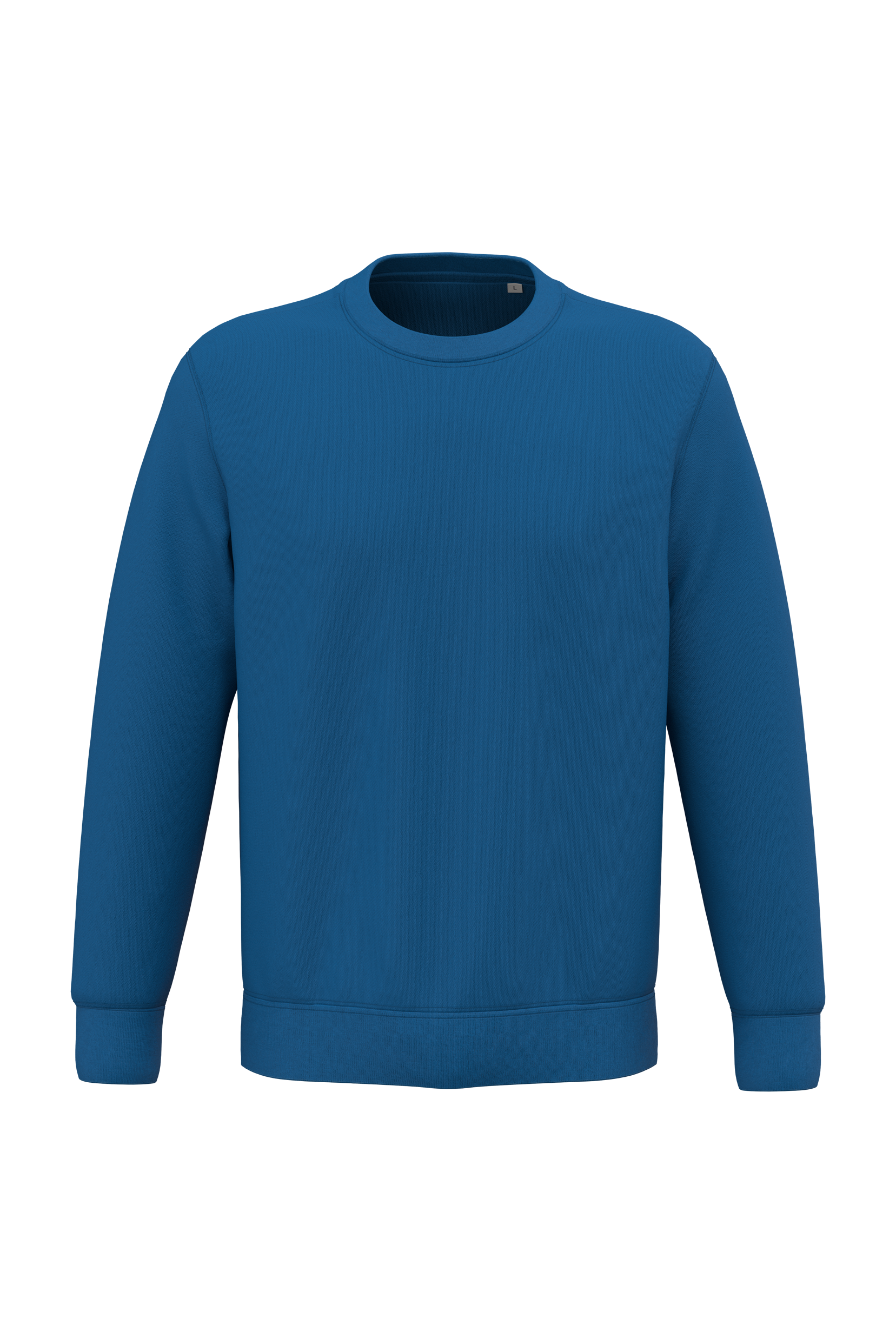 Native Spirit Ecologische uniseks sweater met ronde hals — Sea Blue