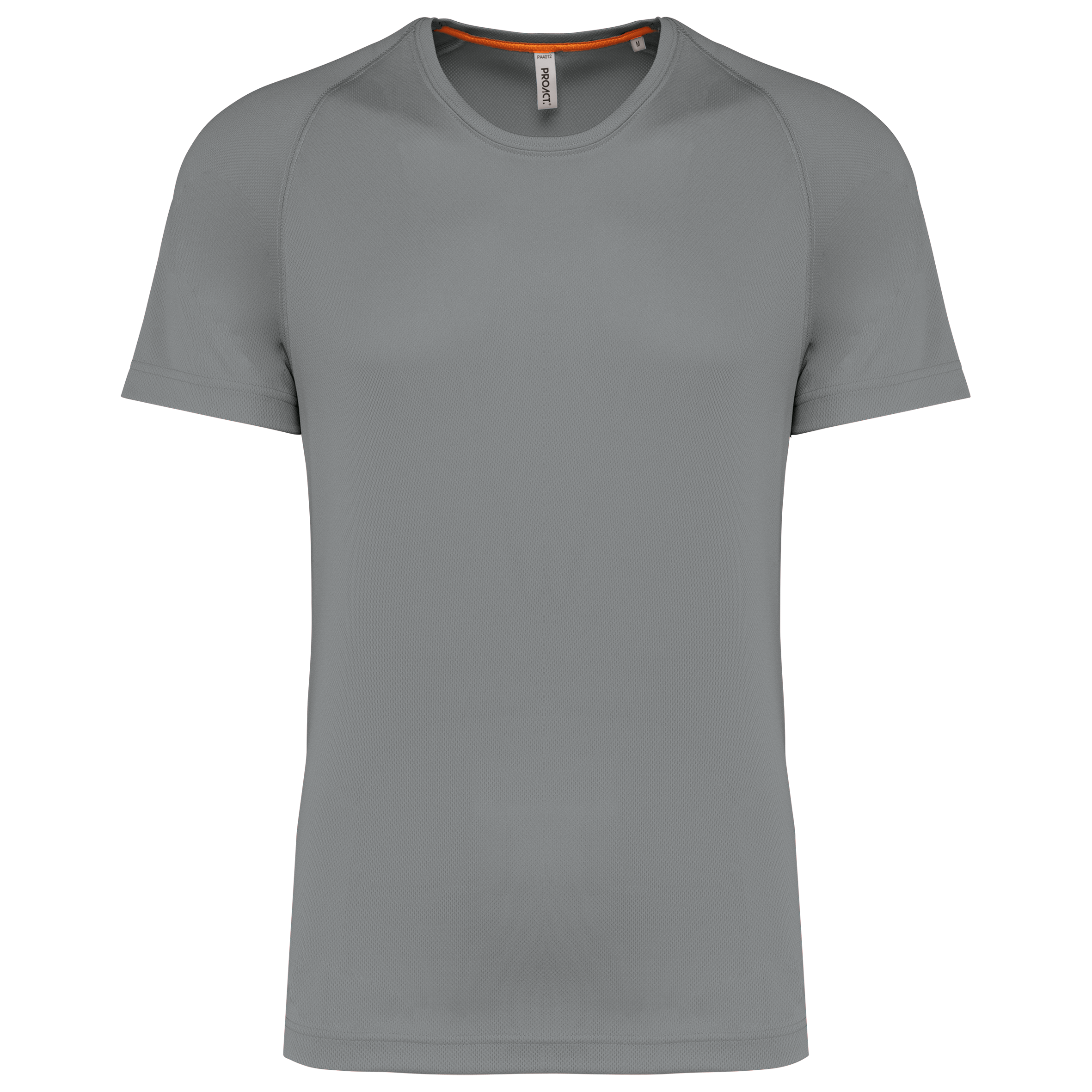 PROACT® Gerecycled herensport-T-shirt met ronde hals — Fine Grey