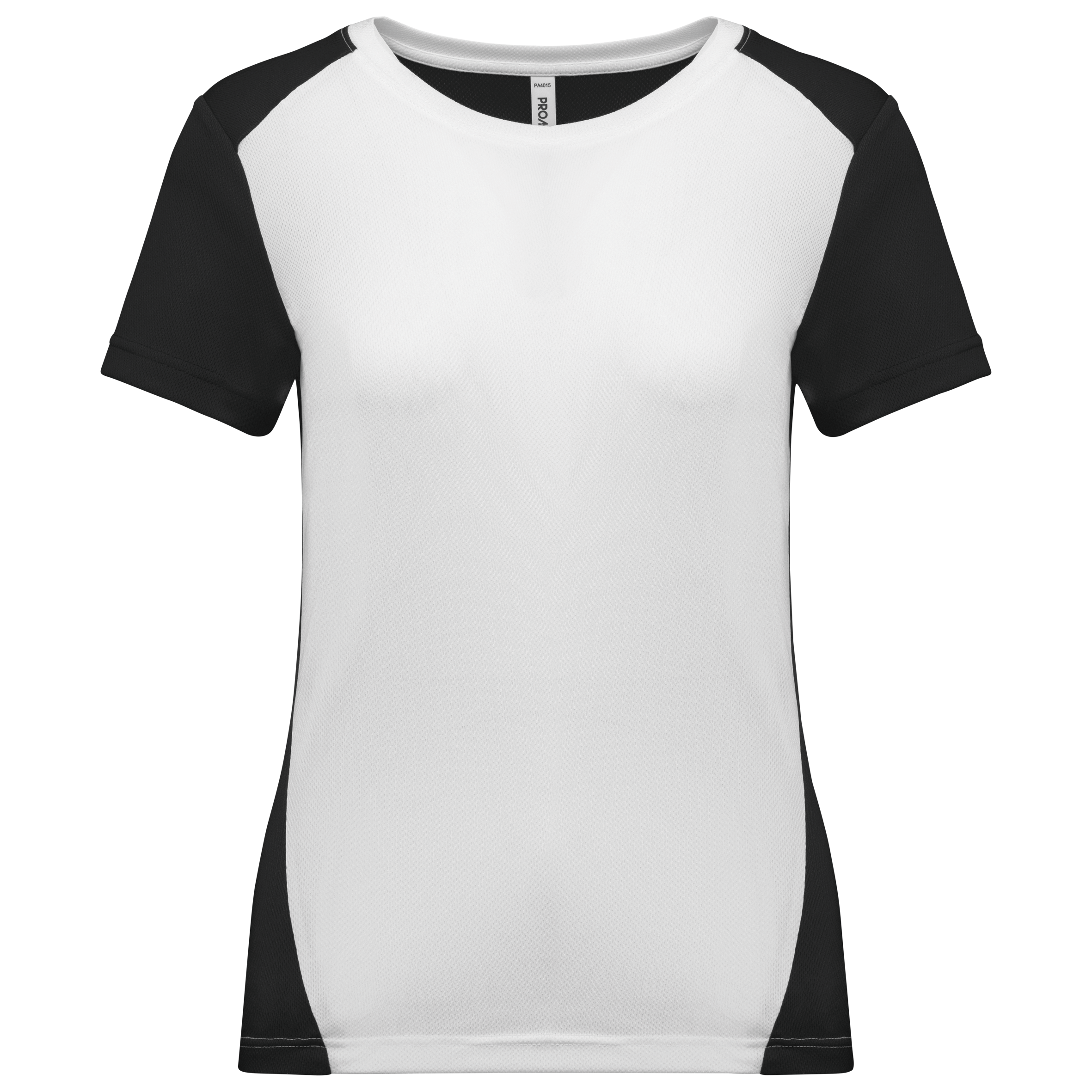 PROACT® Ecologisch sport-T-shirt in twee kleuren voor dames — White / Black