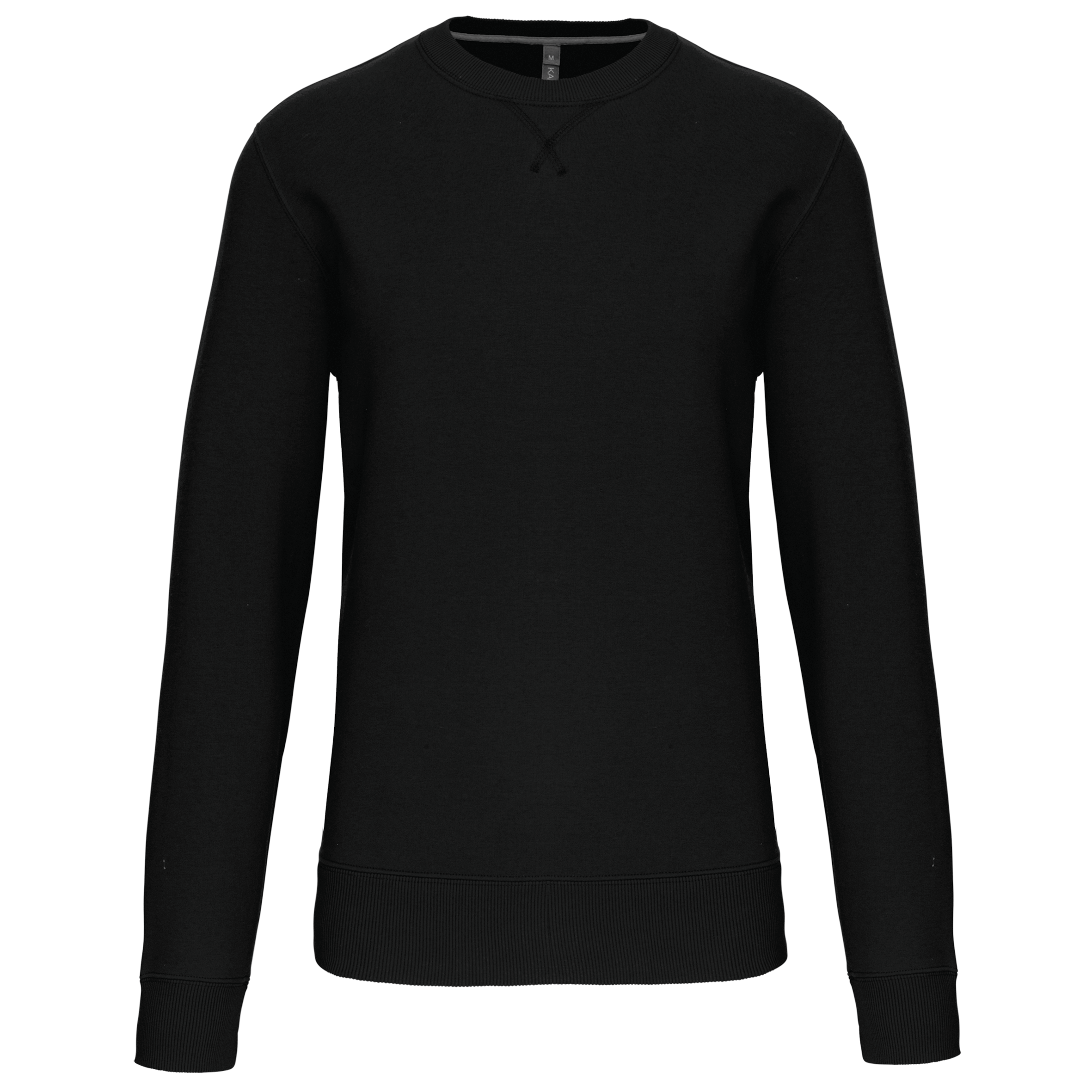 Kariban Sweater met ronde hals — Black