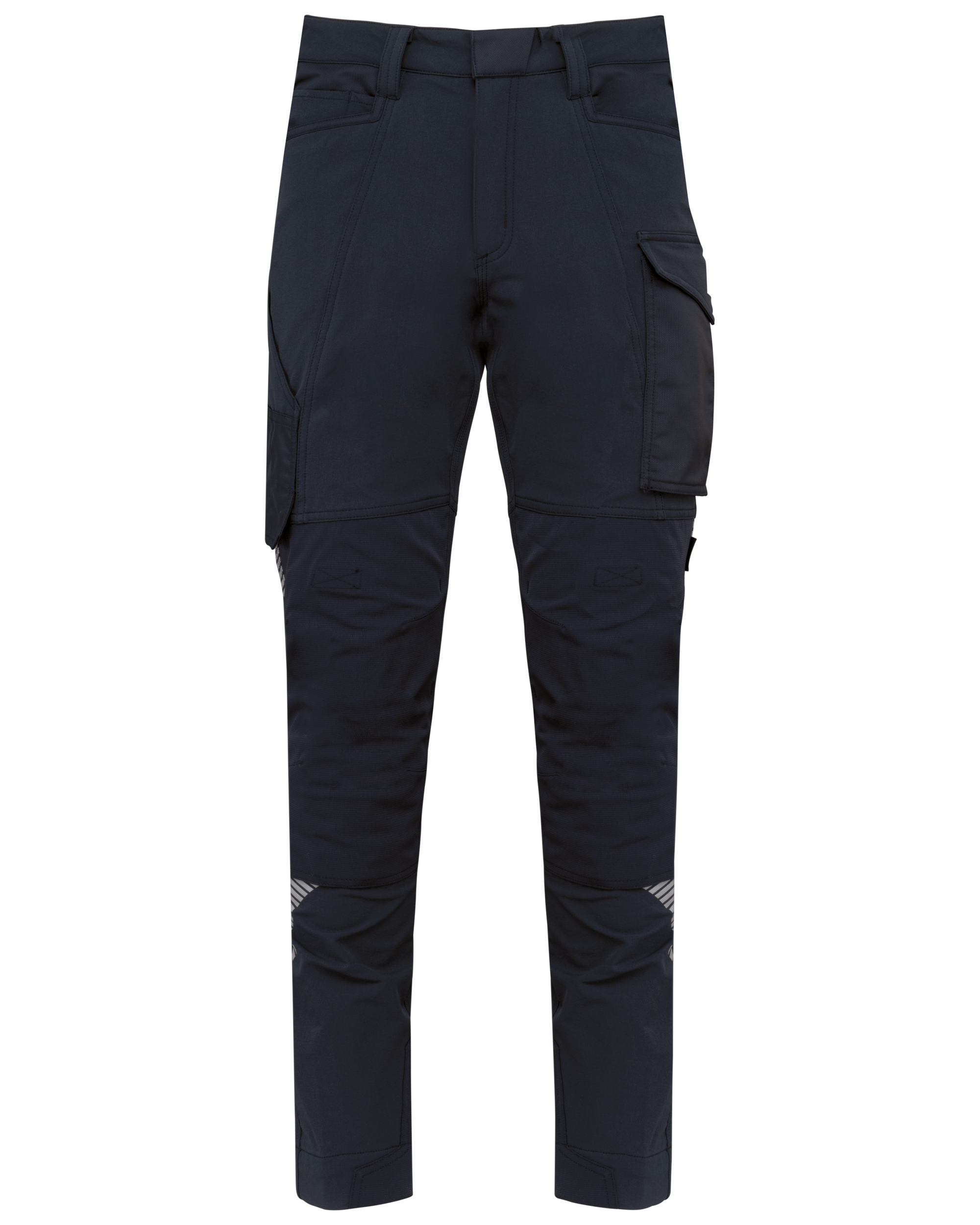 WK. Designed To Work Gerecyclede lichte stretchbroek met veel zakken — Navy