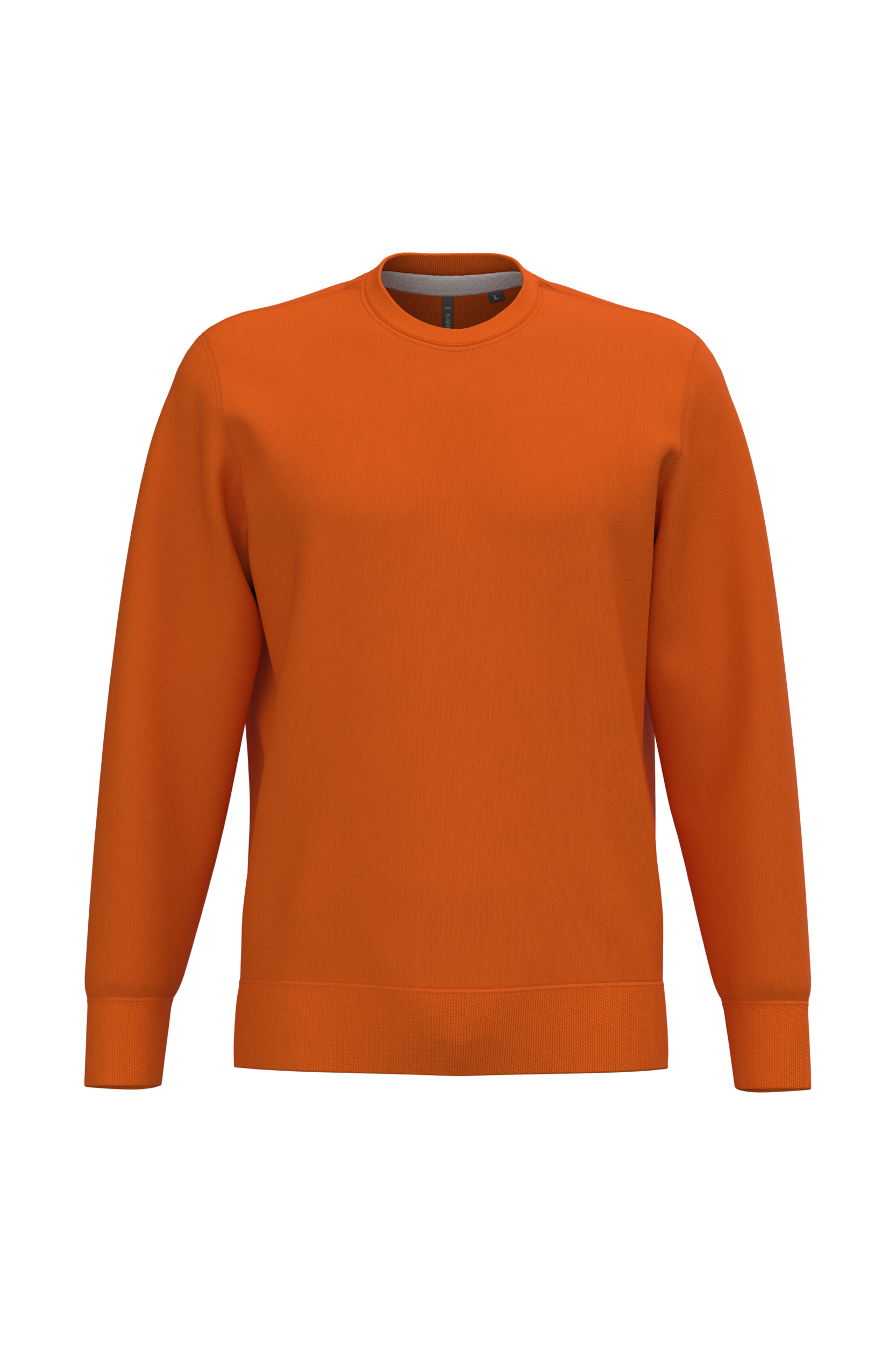Kariban Sweater ronde hals — Orange