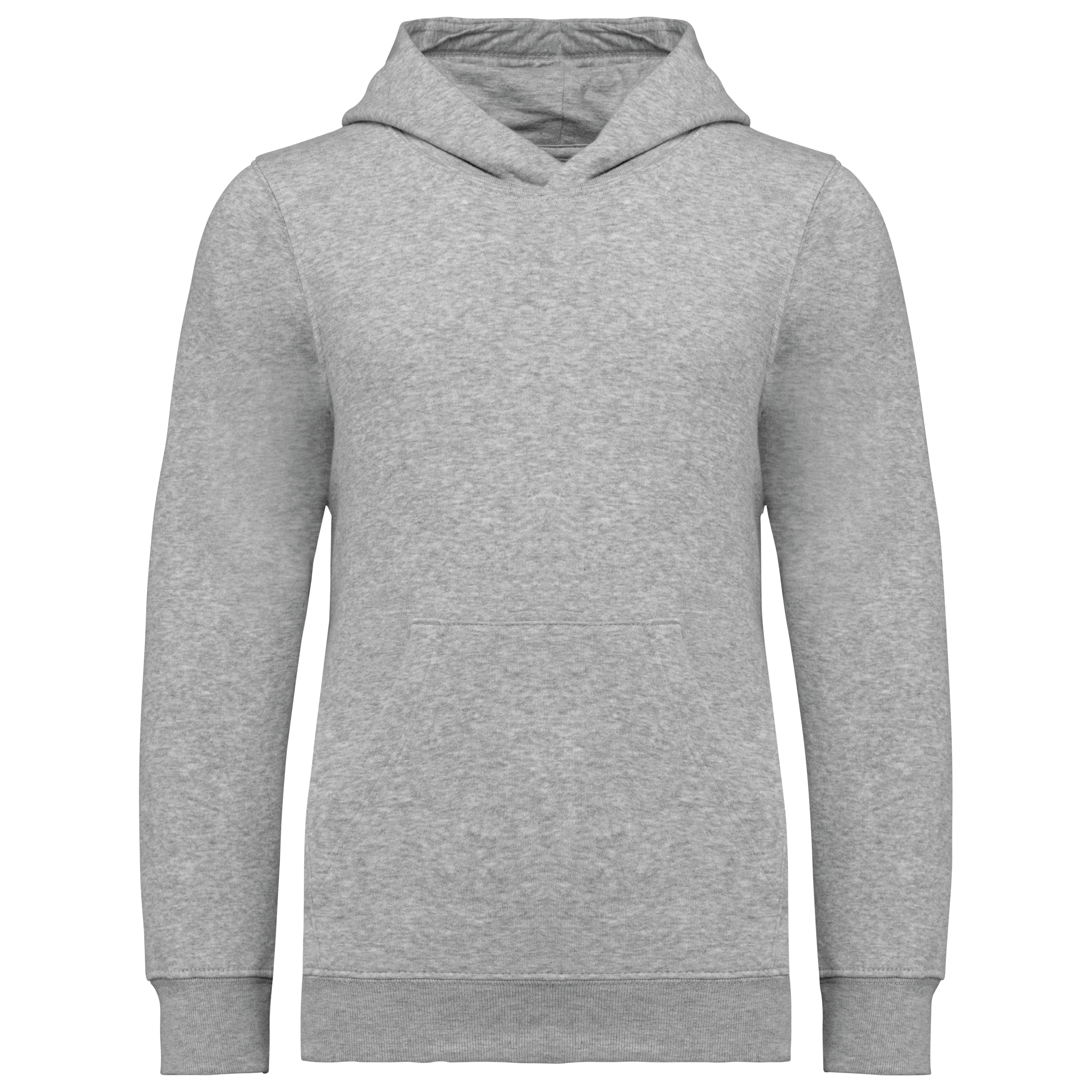 Kariban Kindersweater met capuchon — Oxford Grey