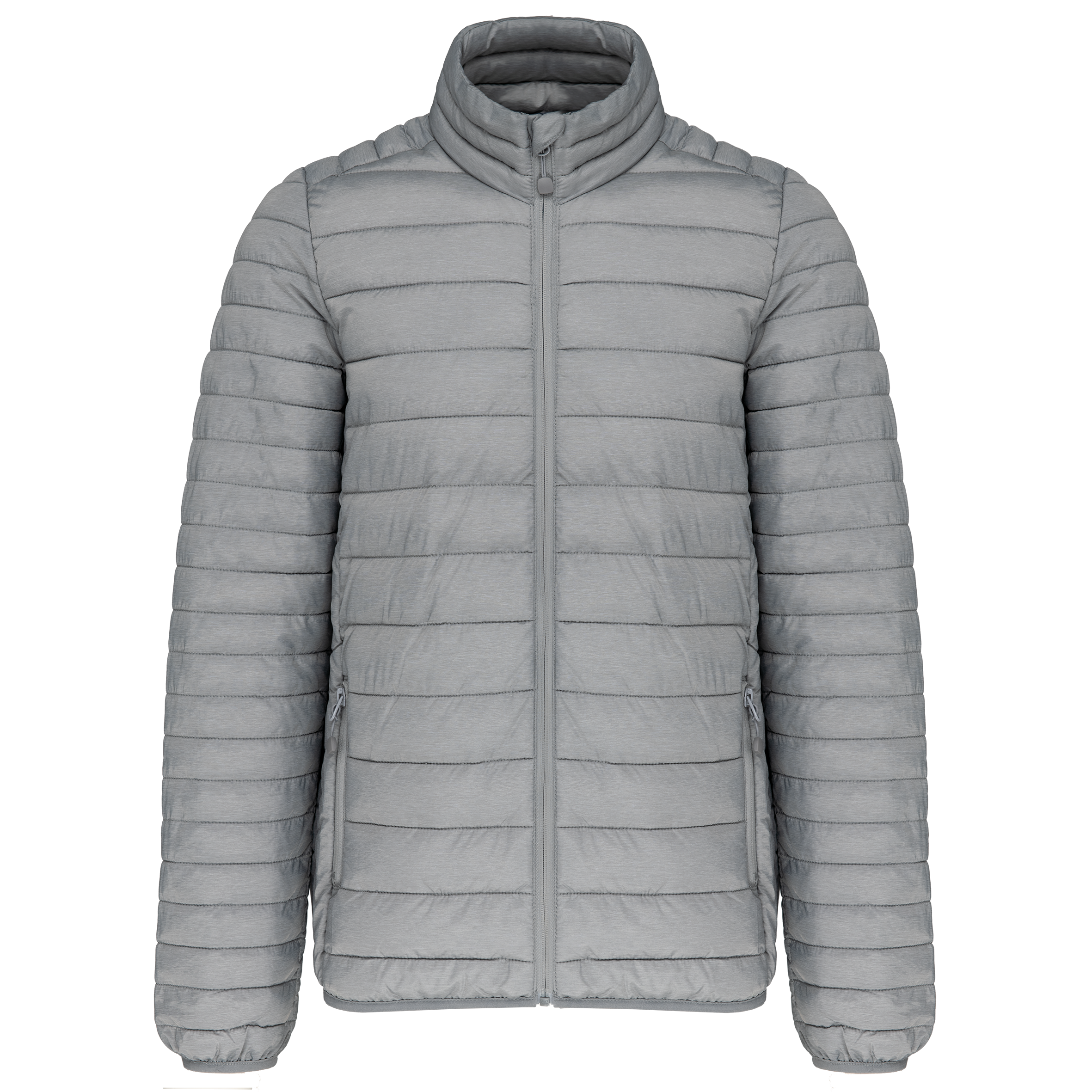 Kariban Men's lightweight padded jacket — Marl Silver