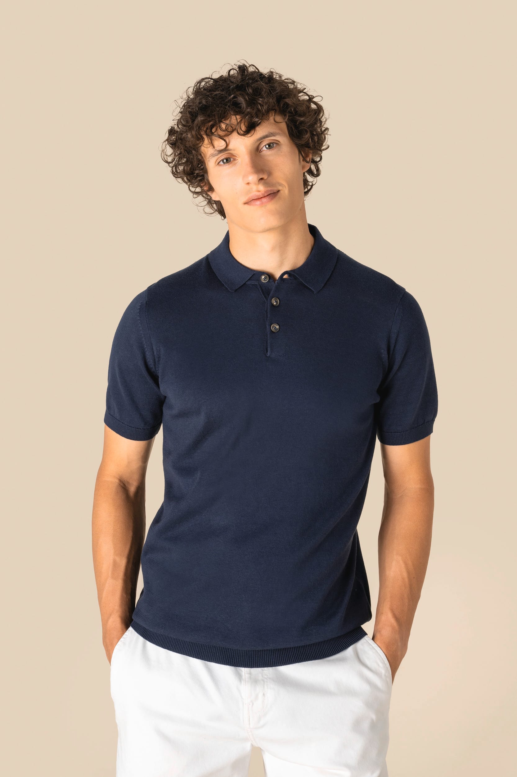 Spasso Ecologische tricot herenpolo