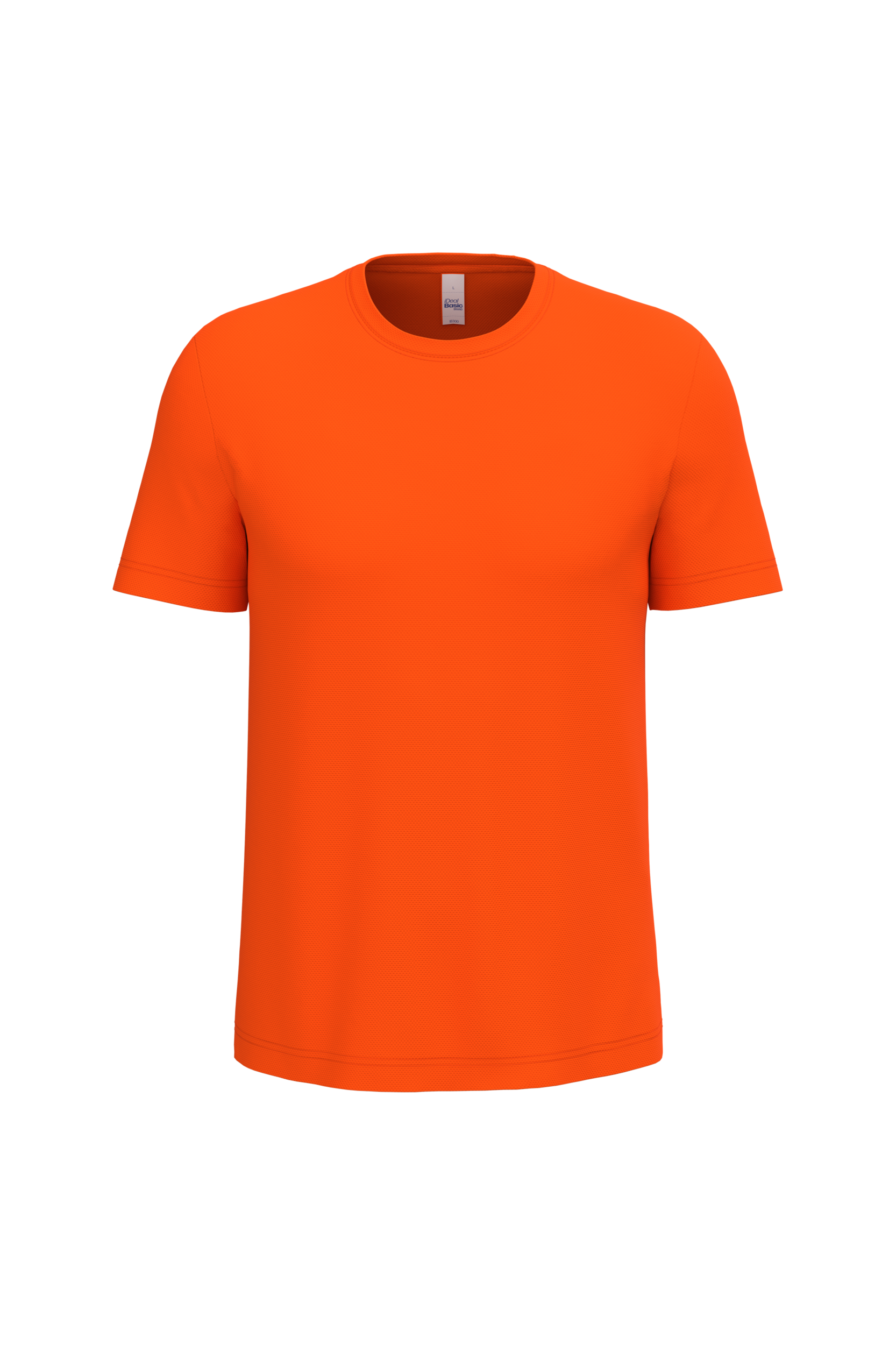 iDeal Basic Brand Mercury heren sport T-shirt — Ideal Fluorescent Orange