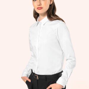 Kariban Premium Damesoverhemd van twill met lange mouwen