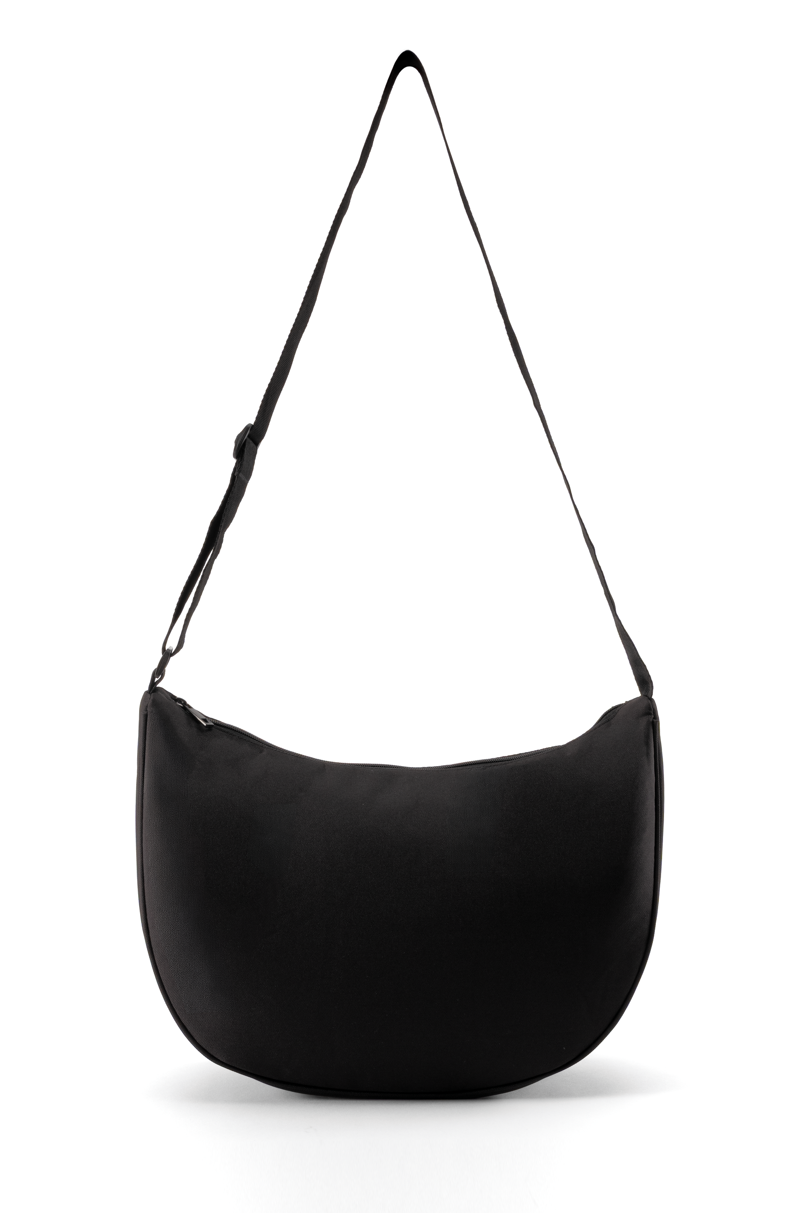 Native Spirit Duurzame halvemaan crossbodytas — Black