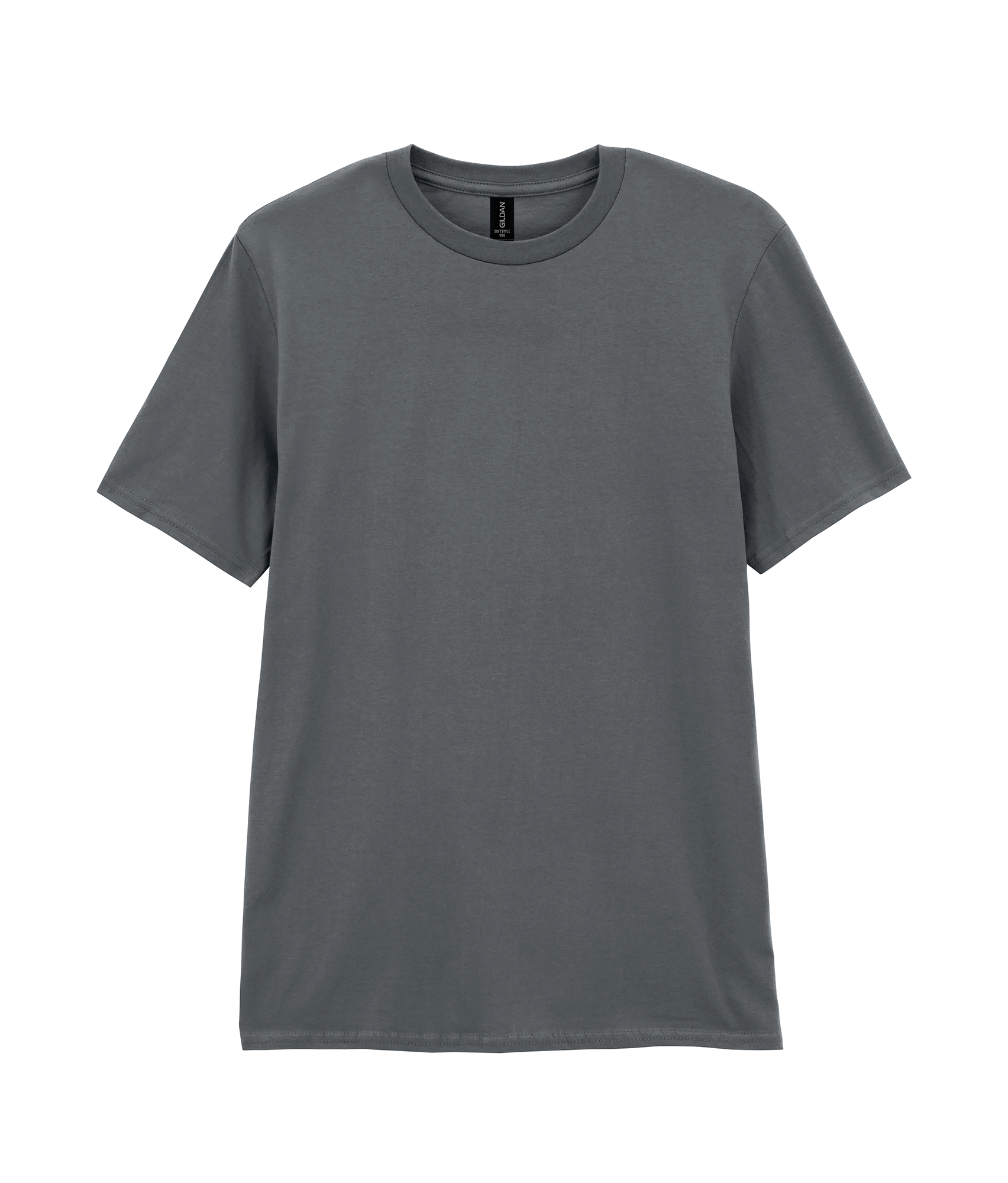 Gildan T-shirt voor volwassenen Softstyle — Charcoal