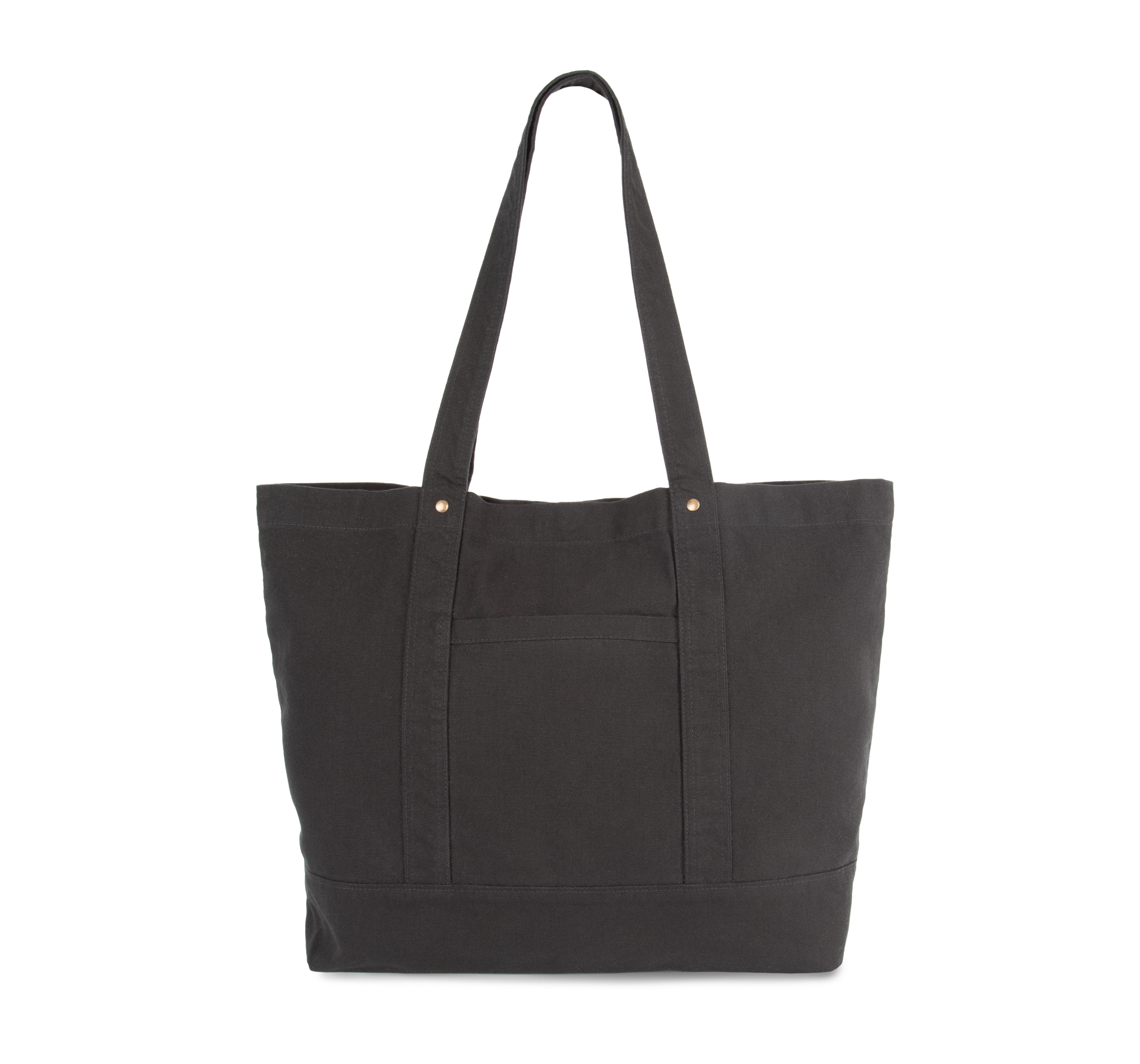 Kimood Grote shopper met zijzak — Washed Black