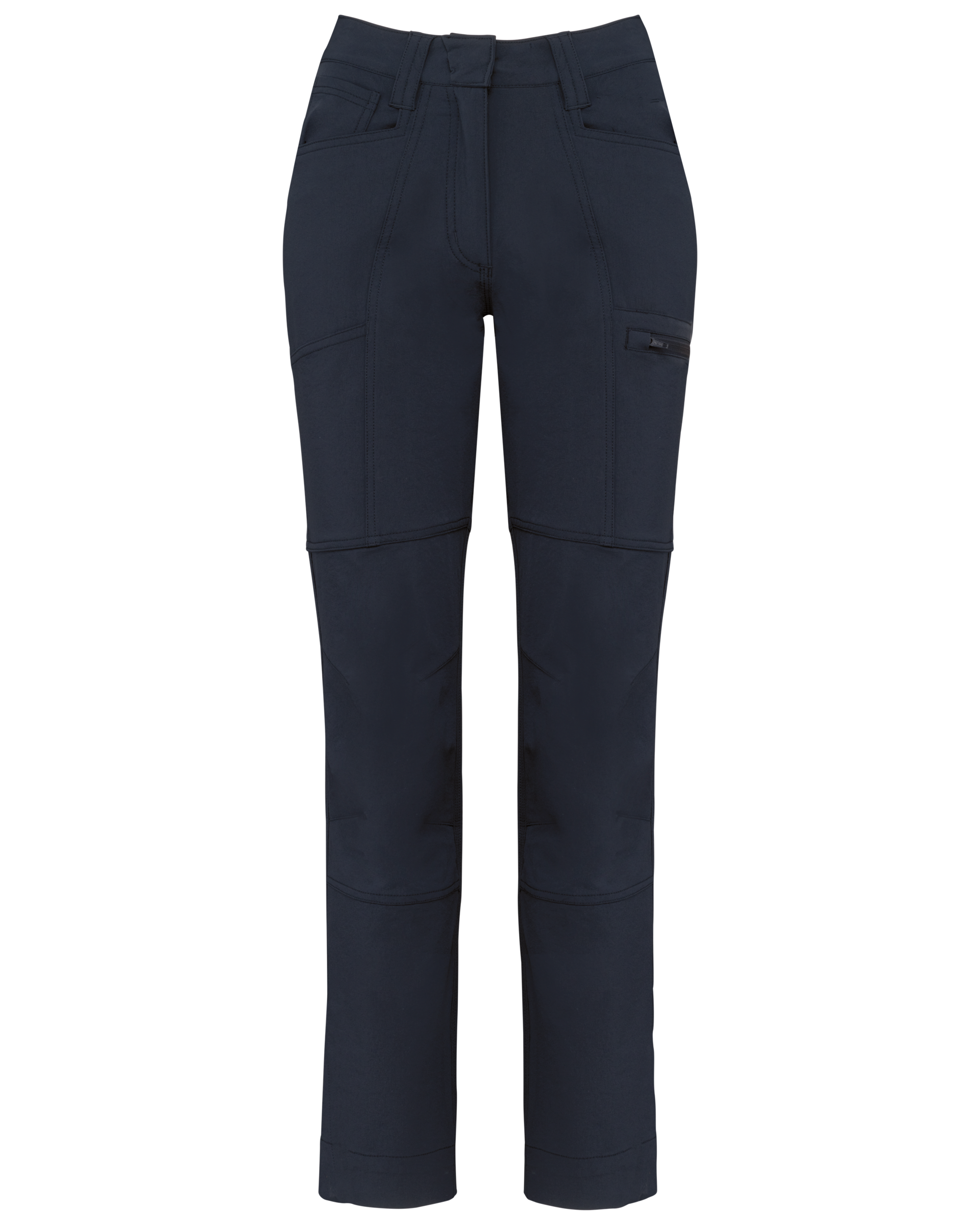 WK. Designed To Work Gerecyclede stretchbroek voor dames — Navy