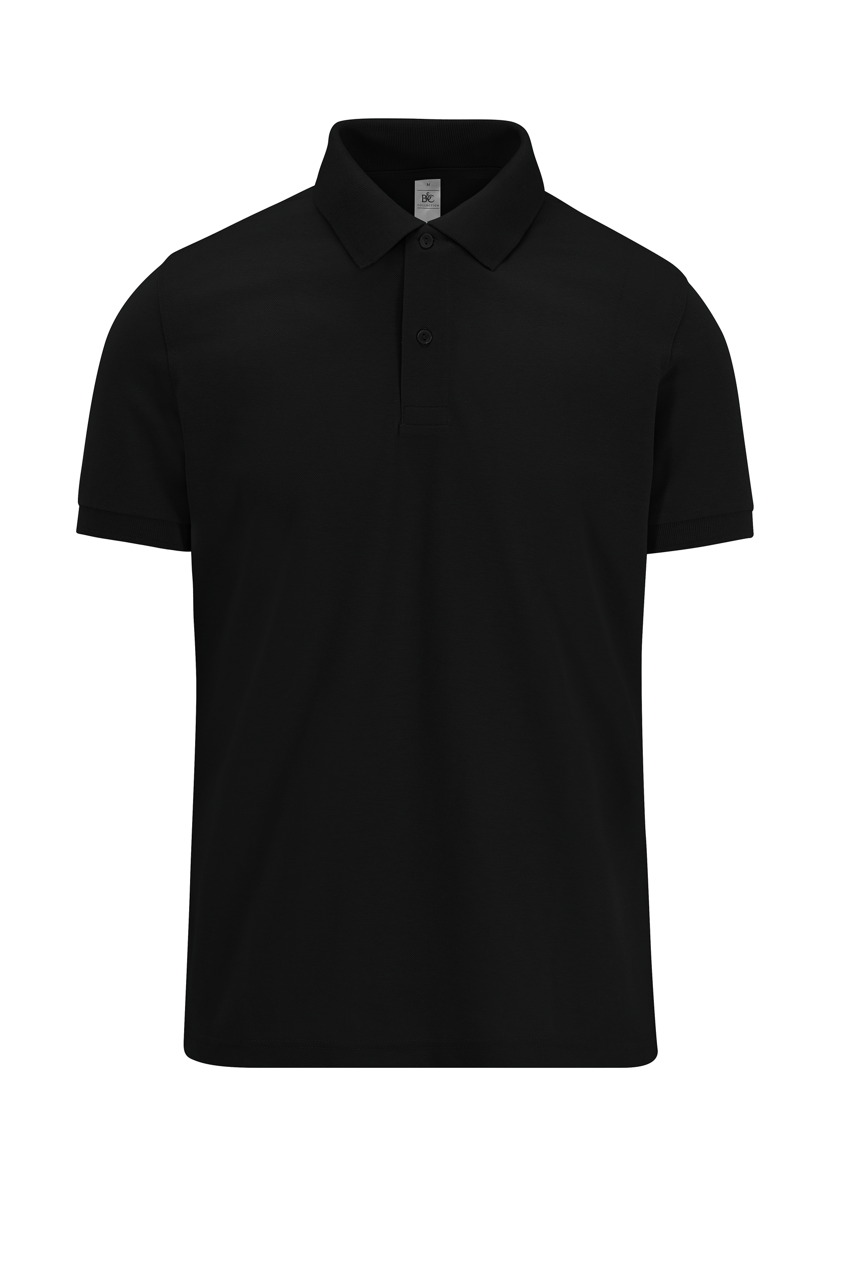 B&C MY POLO 210 Heren korte mouwen — Black