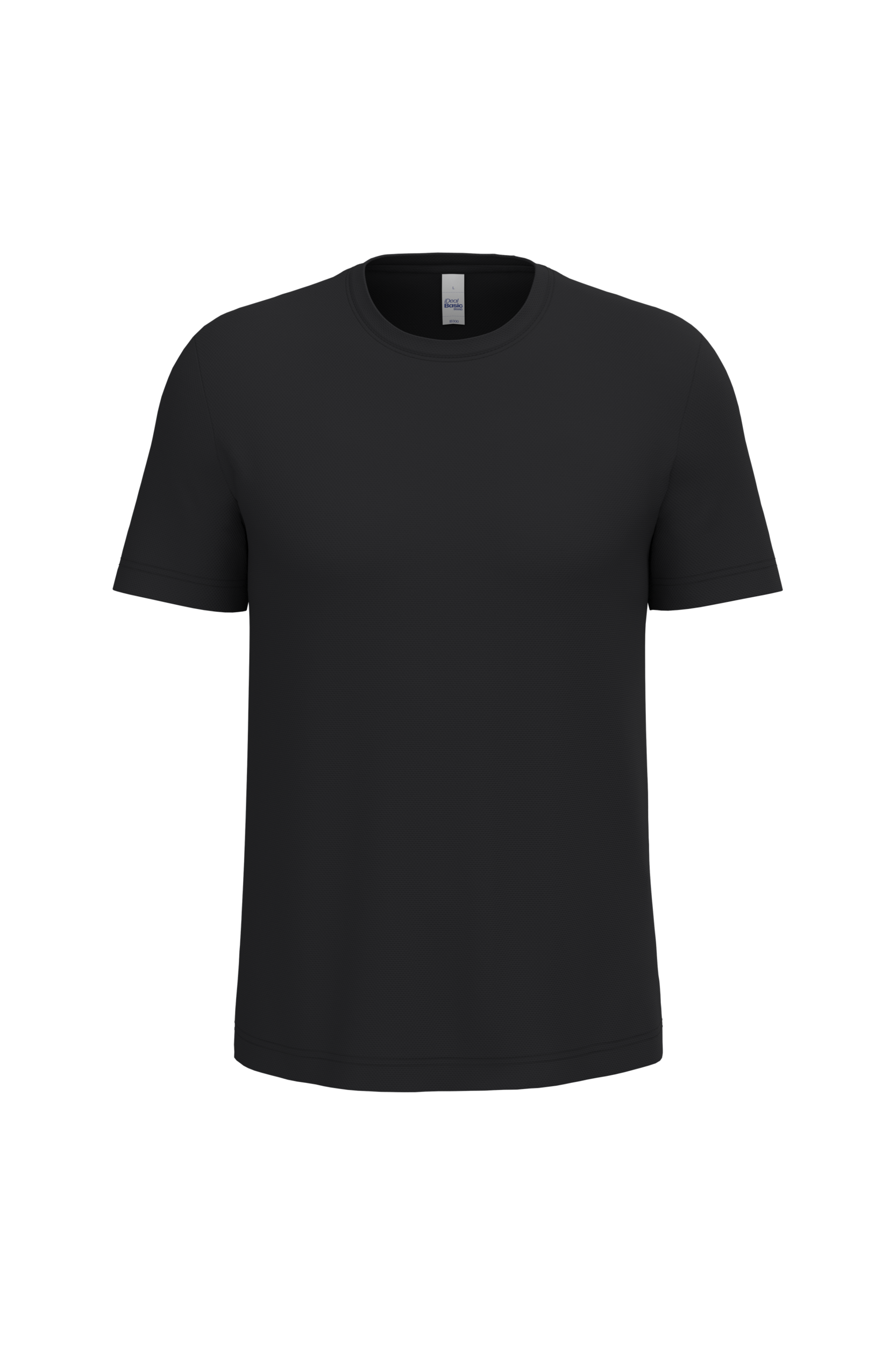 iDeal Basic Brand Mercury heren sport T-shirt — Ideal Black